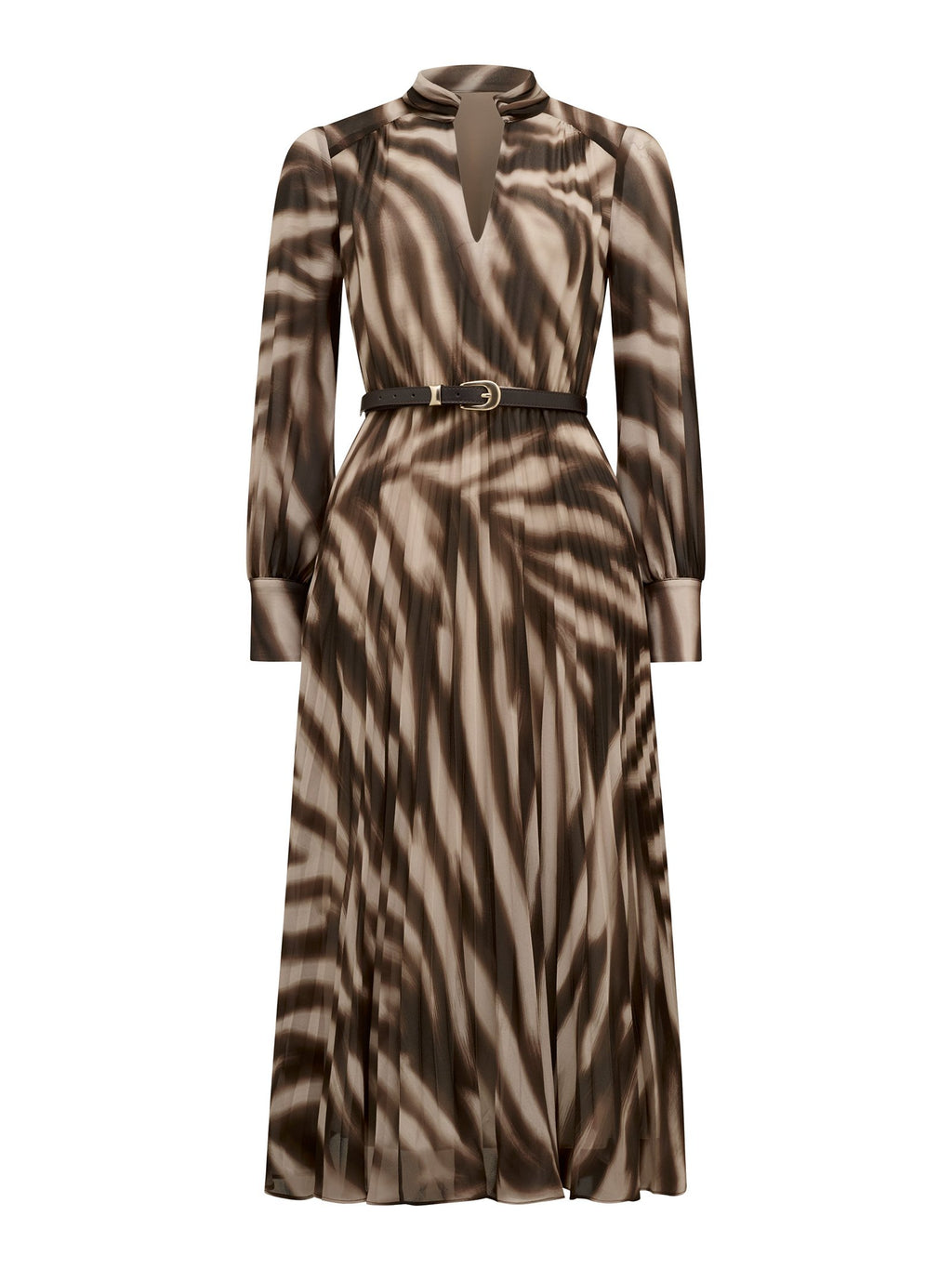 Skyla Petite Pleated Midi Dress