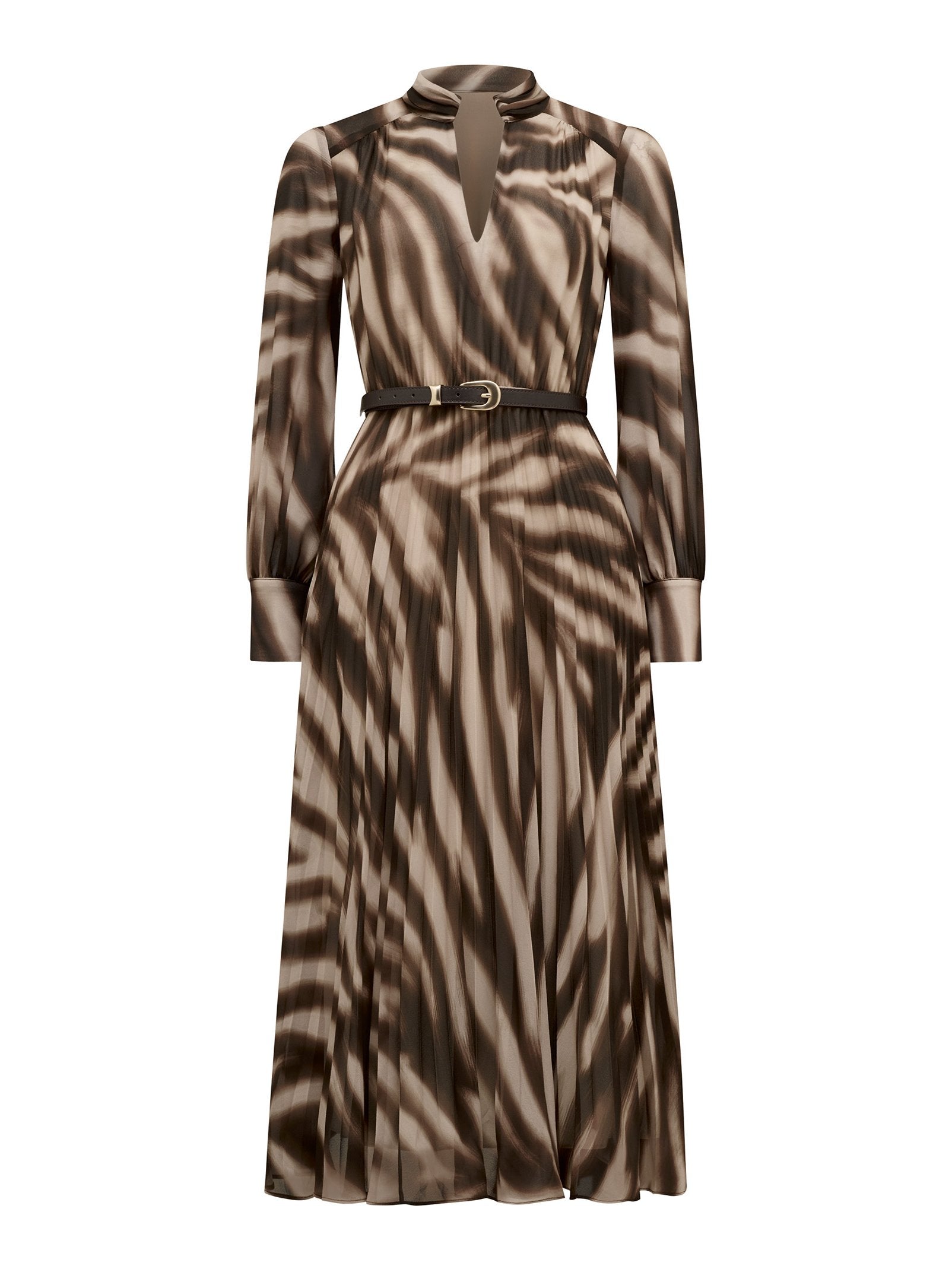 Skyla Petite Pleated Midi Dress