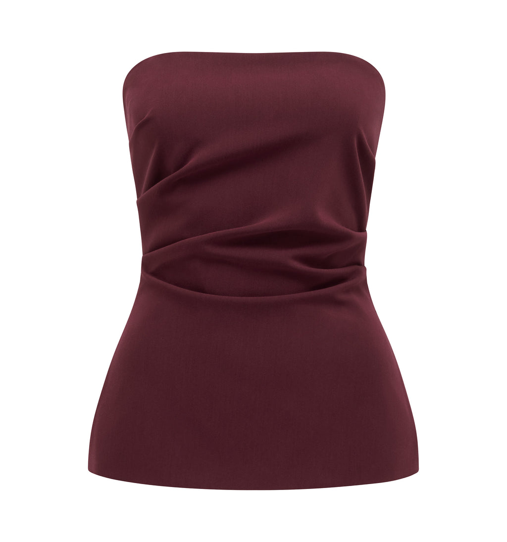 Hadley Gathered Bandeau Top