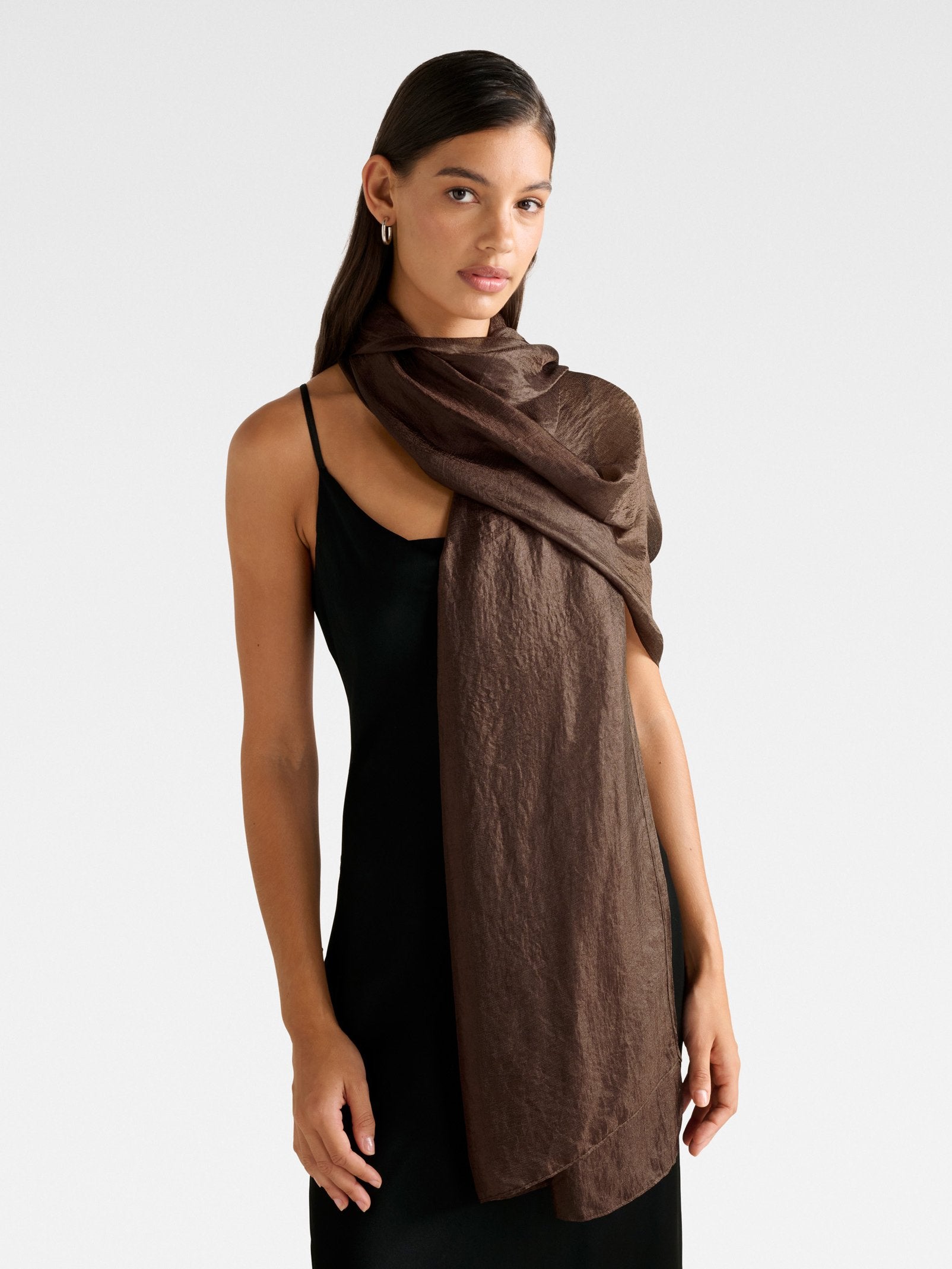  Harper Metallic Scarf