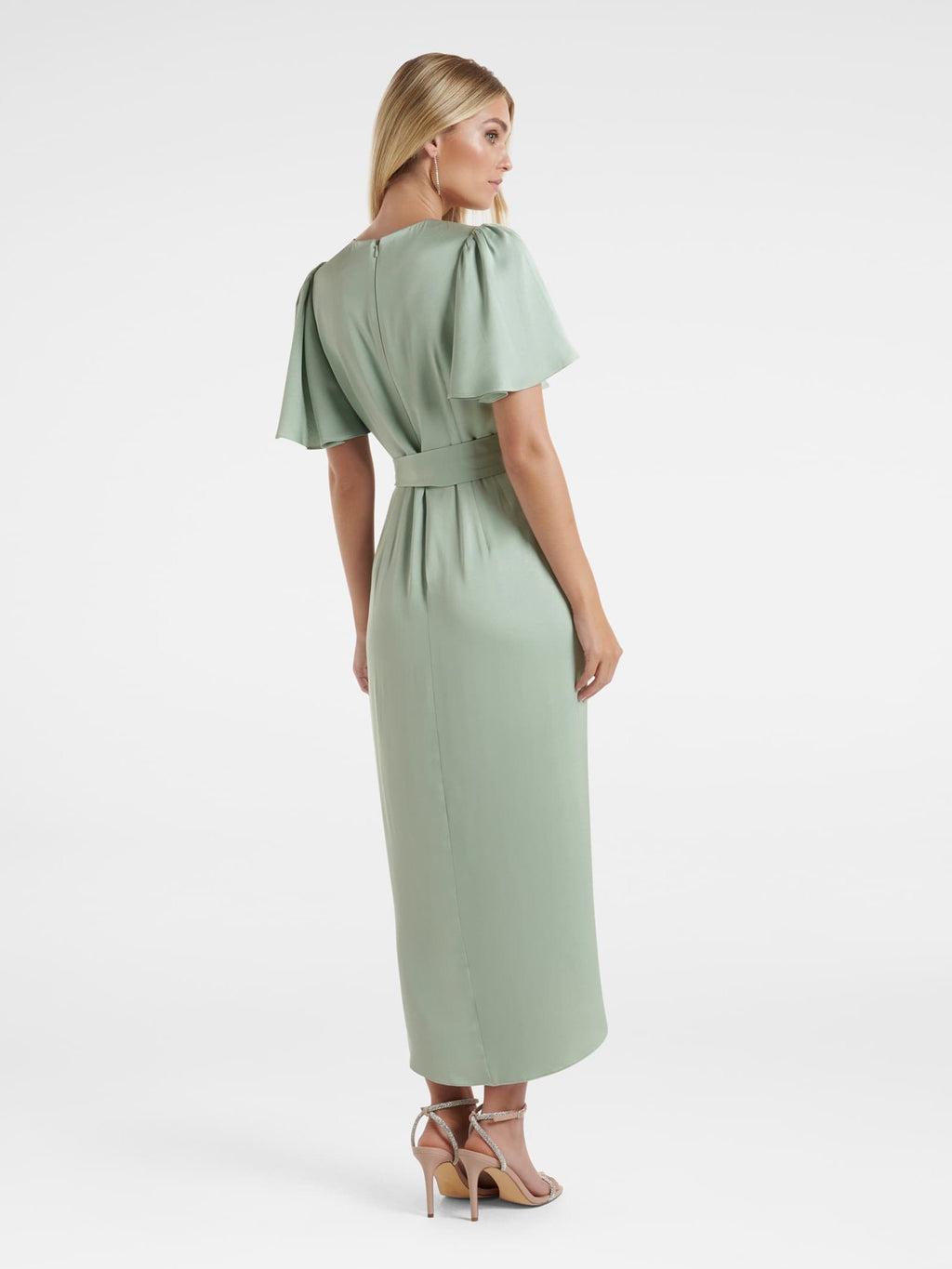 Carolina Satin Midi Dress