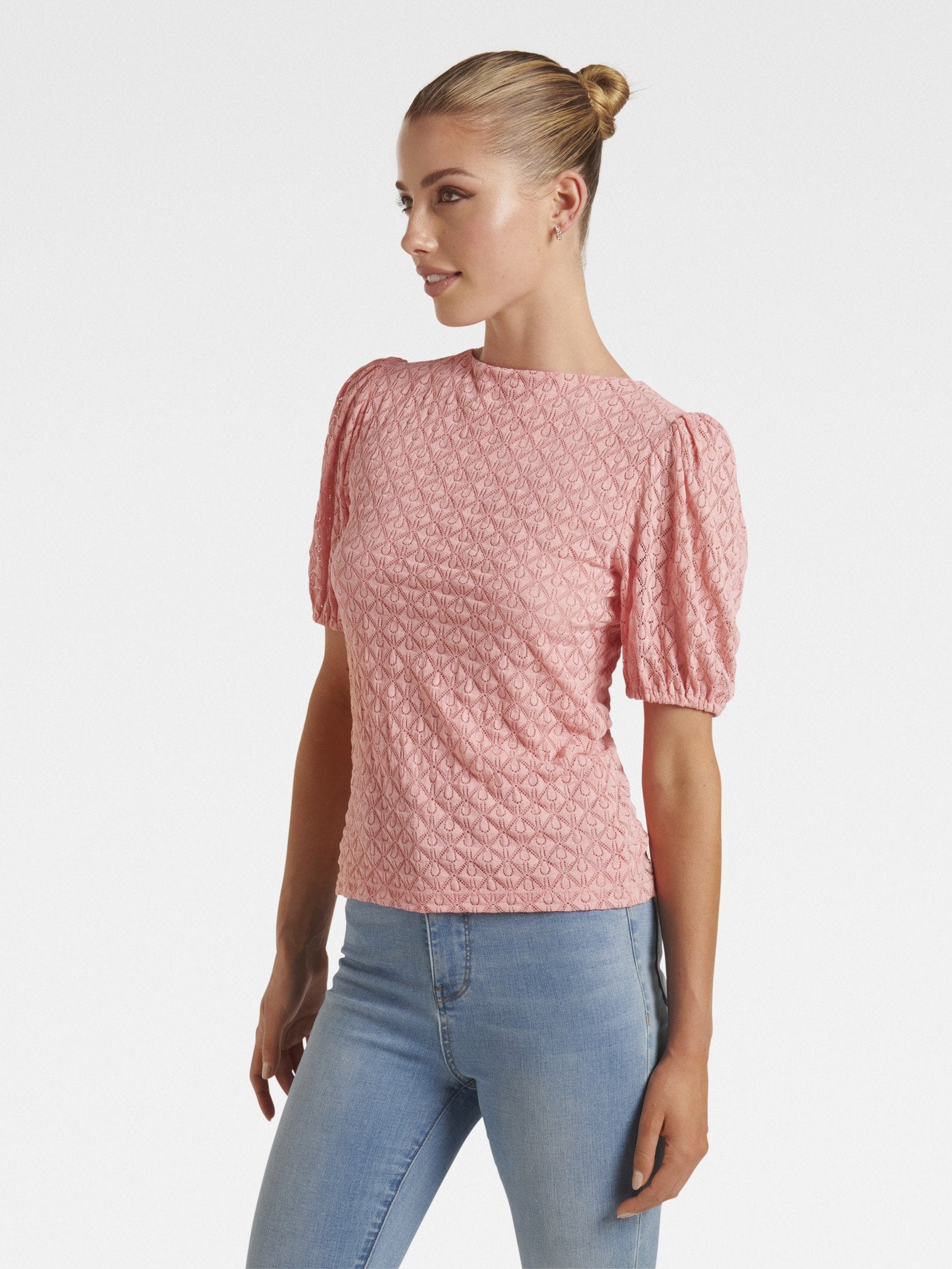 Shiloh Lace Crew Neck Top