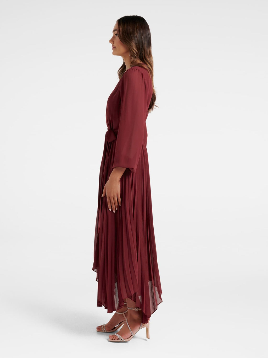 Blaire Petite Pleated Midi Dress