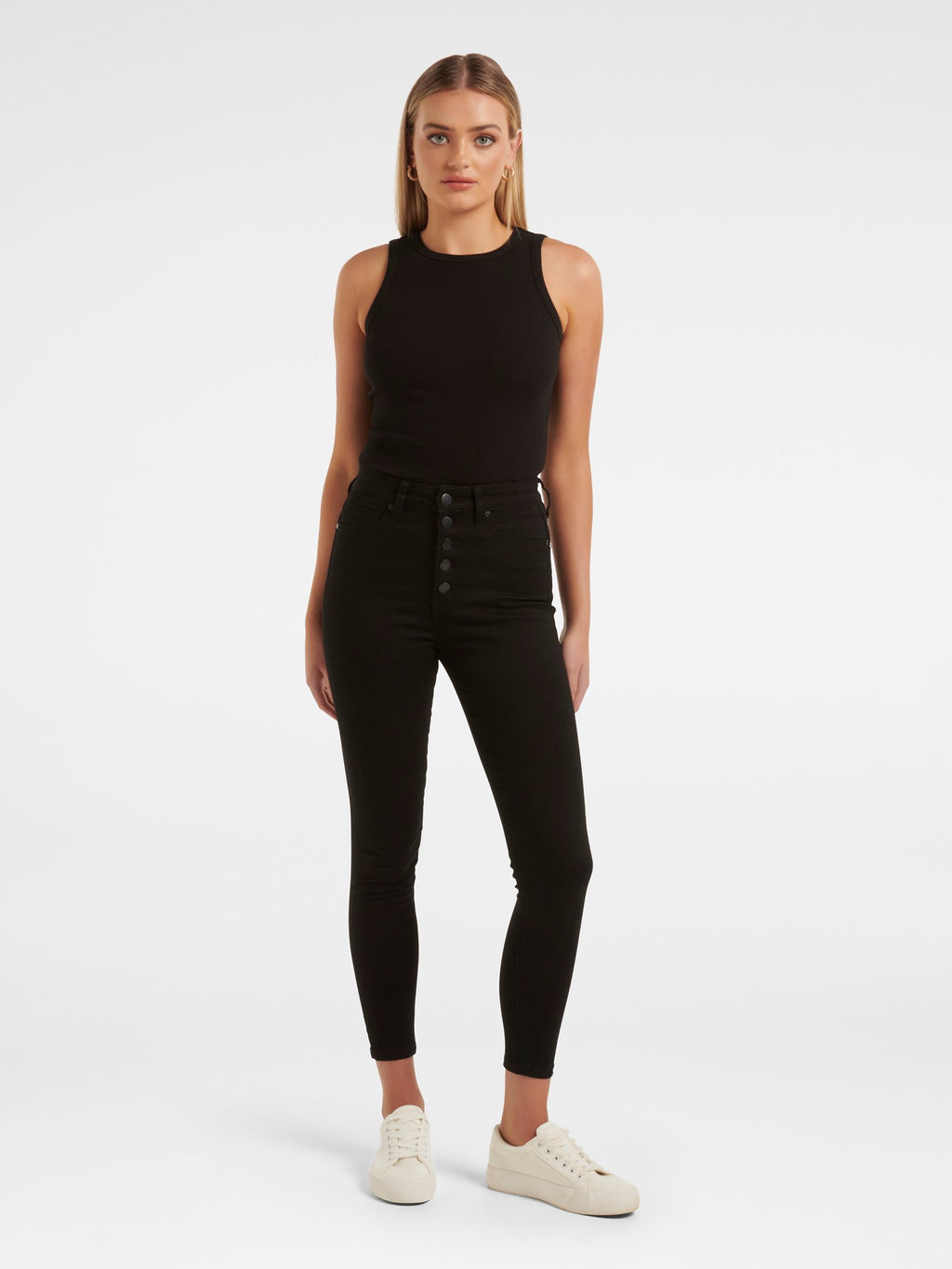 Heidi High Rise Skinny Crop Jeans