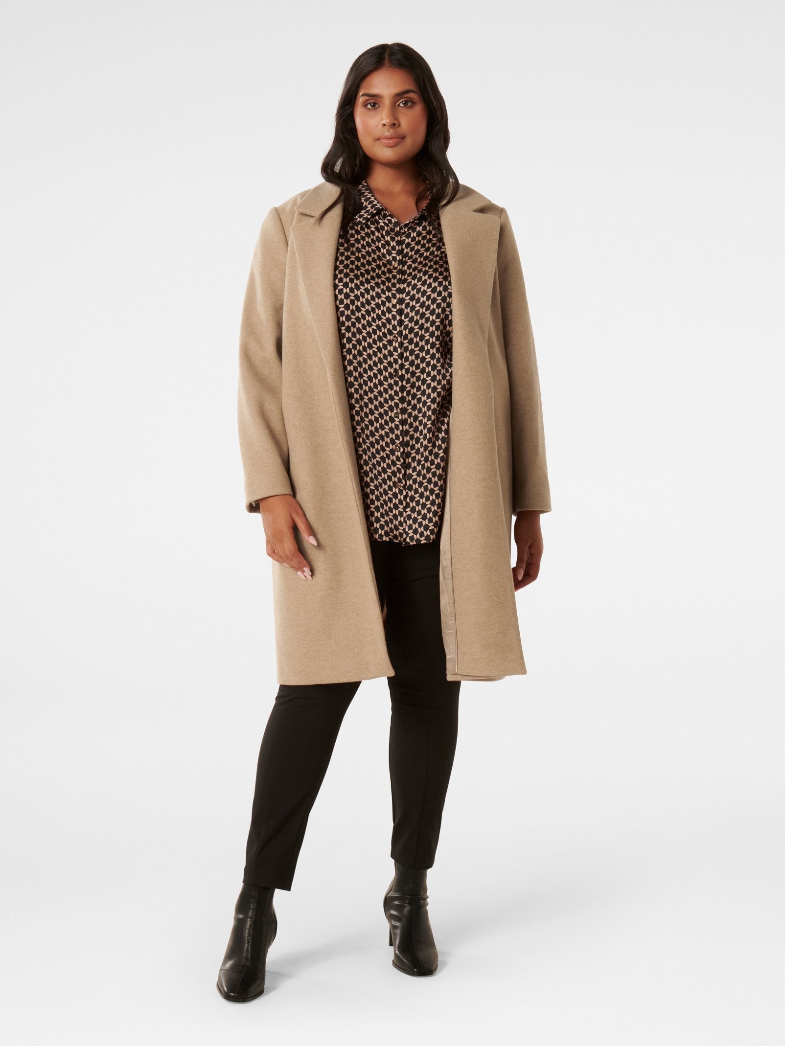 Lily Curve Longline Coat