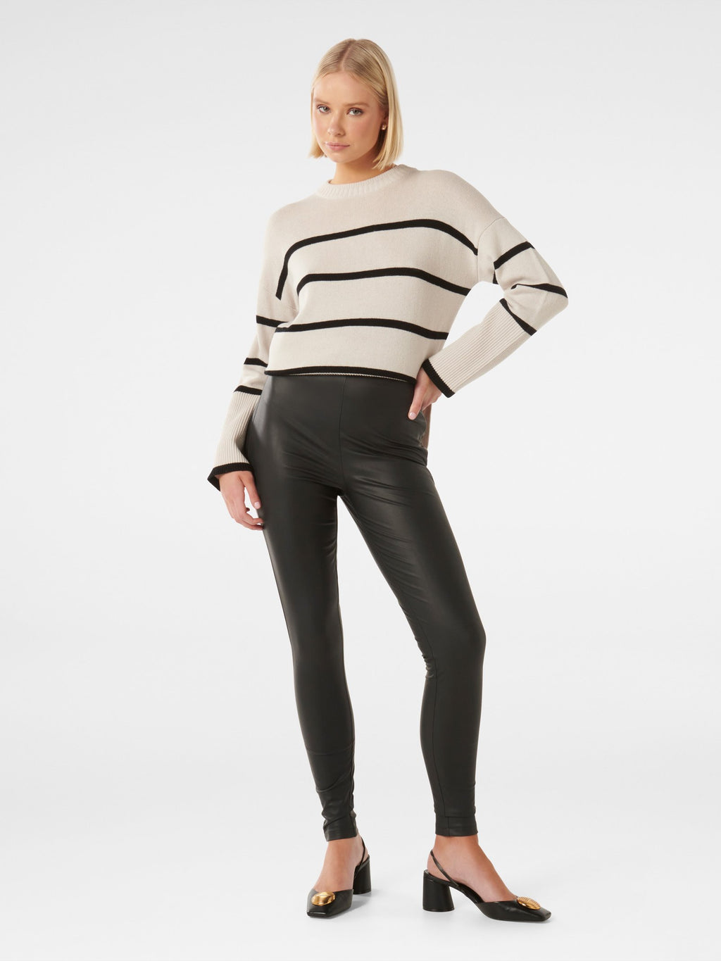 Blair Vegan Leather Leggings