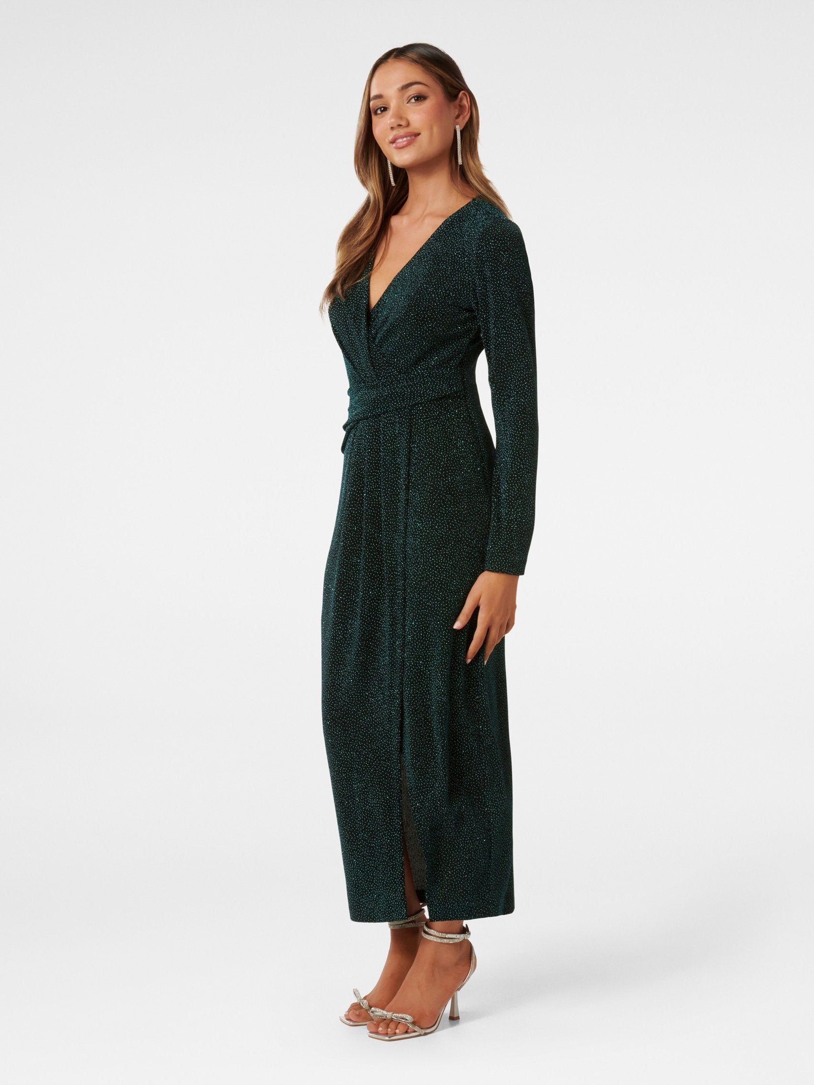 Joslin Petite Wrap Midi Dress