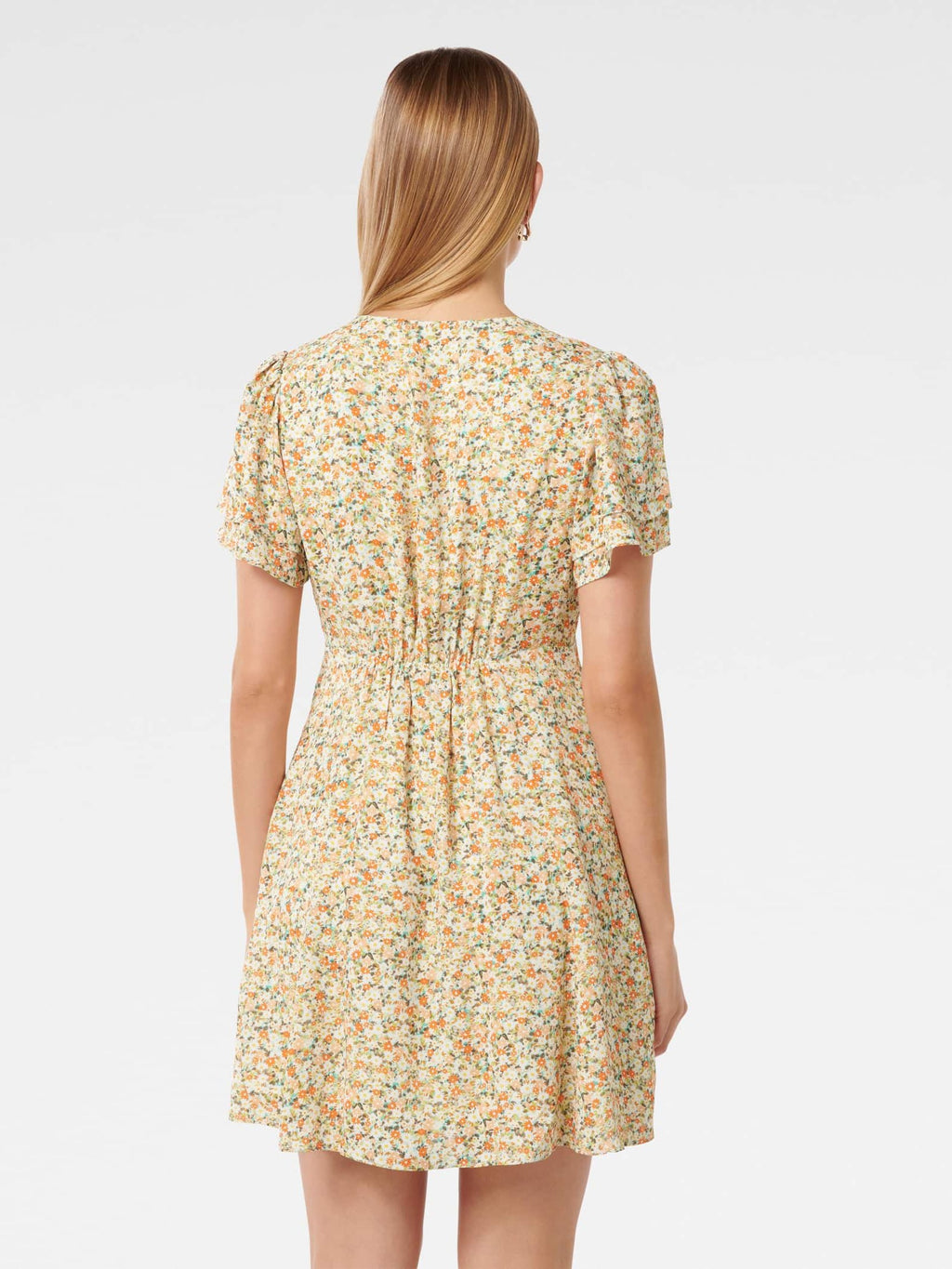 Pria Button Through Mini Dress