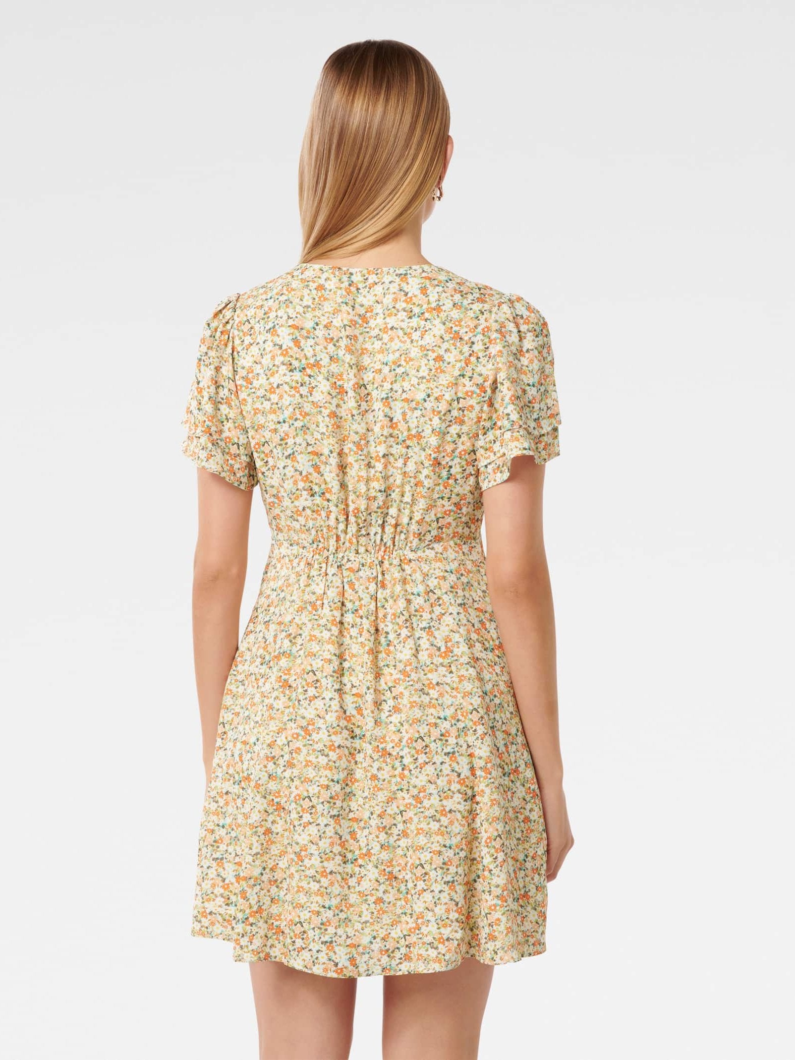 Pria Button Through Mini Dress