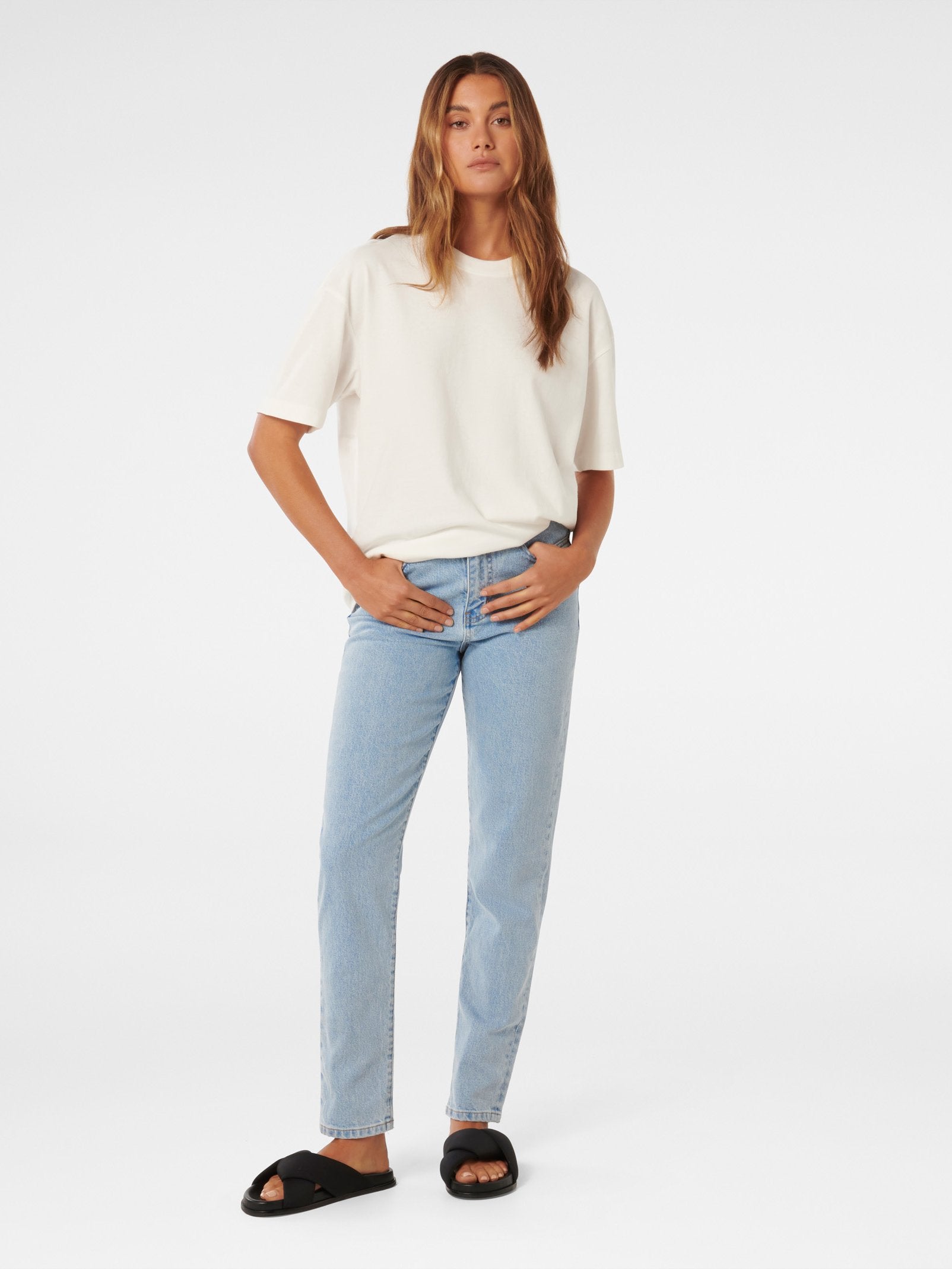  Alyssa Slim Straight Jeans