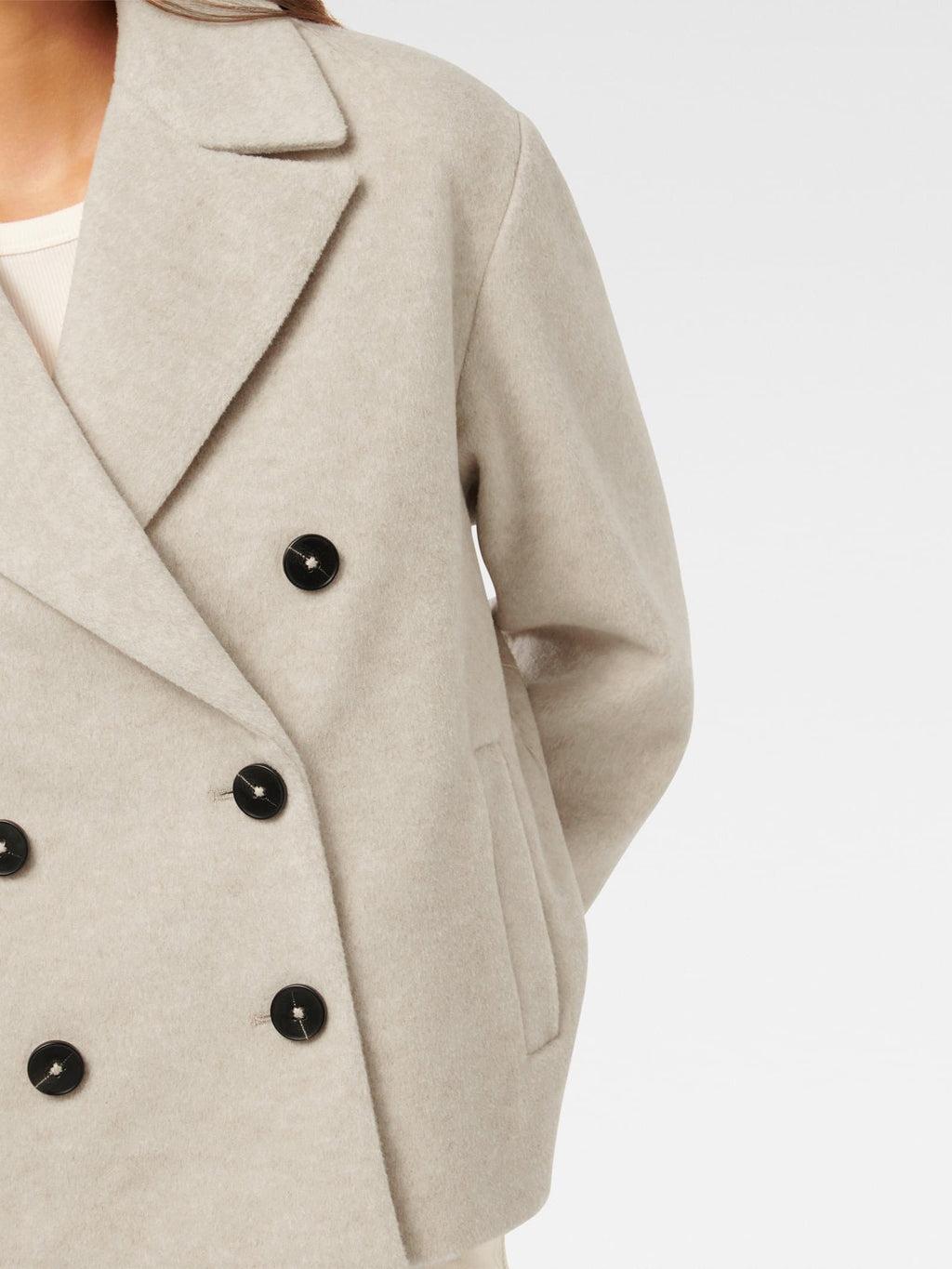  Khloe Double Breasted PeaCoat