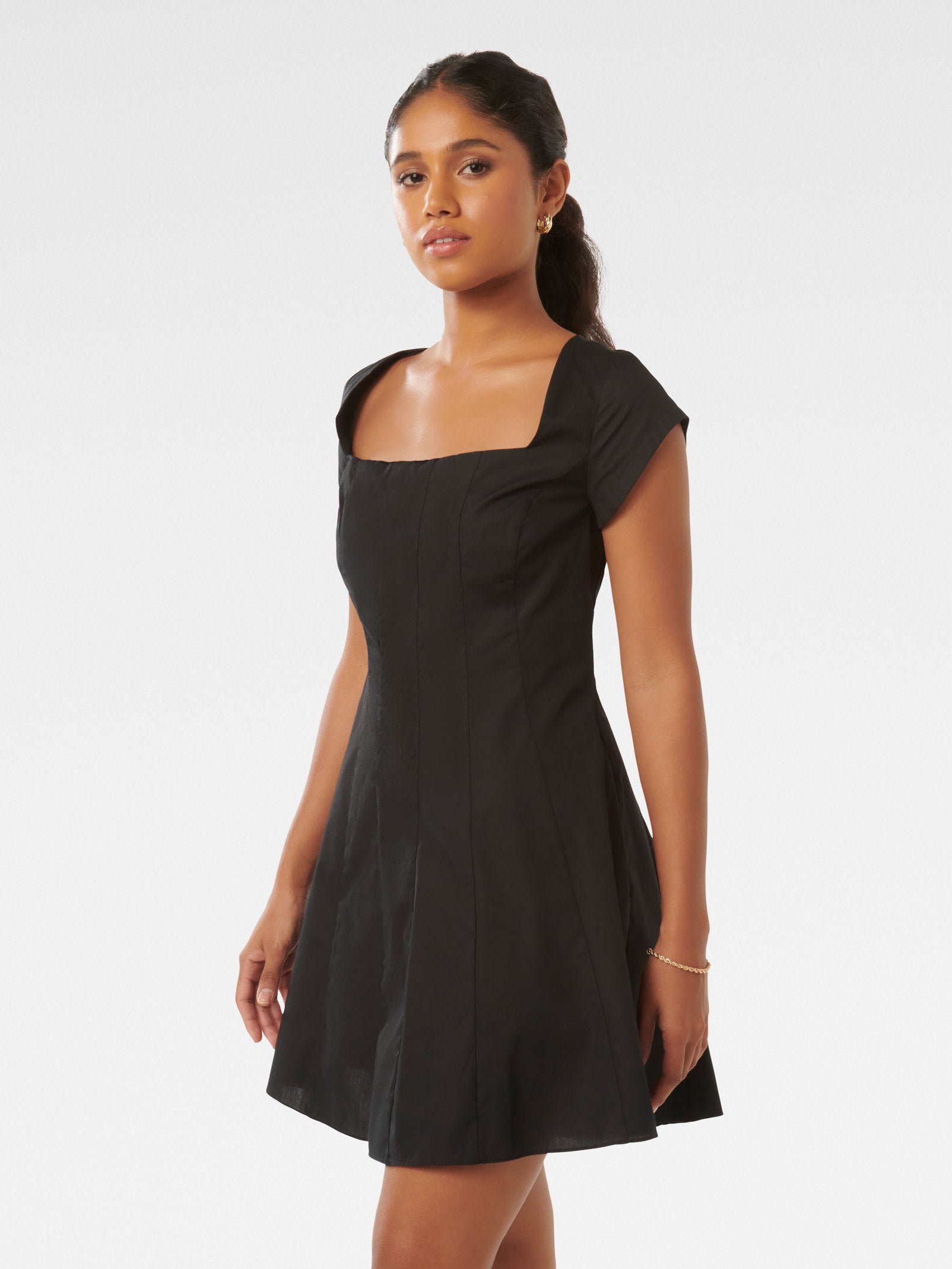  Regina Petite Cap Sleeve Mini Dress