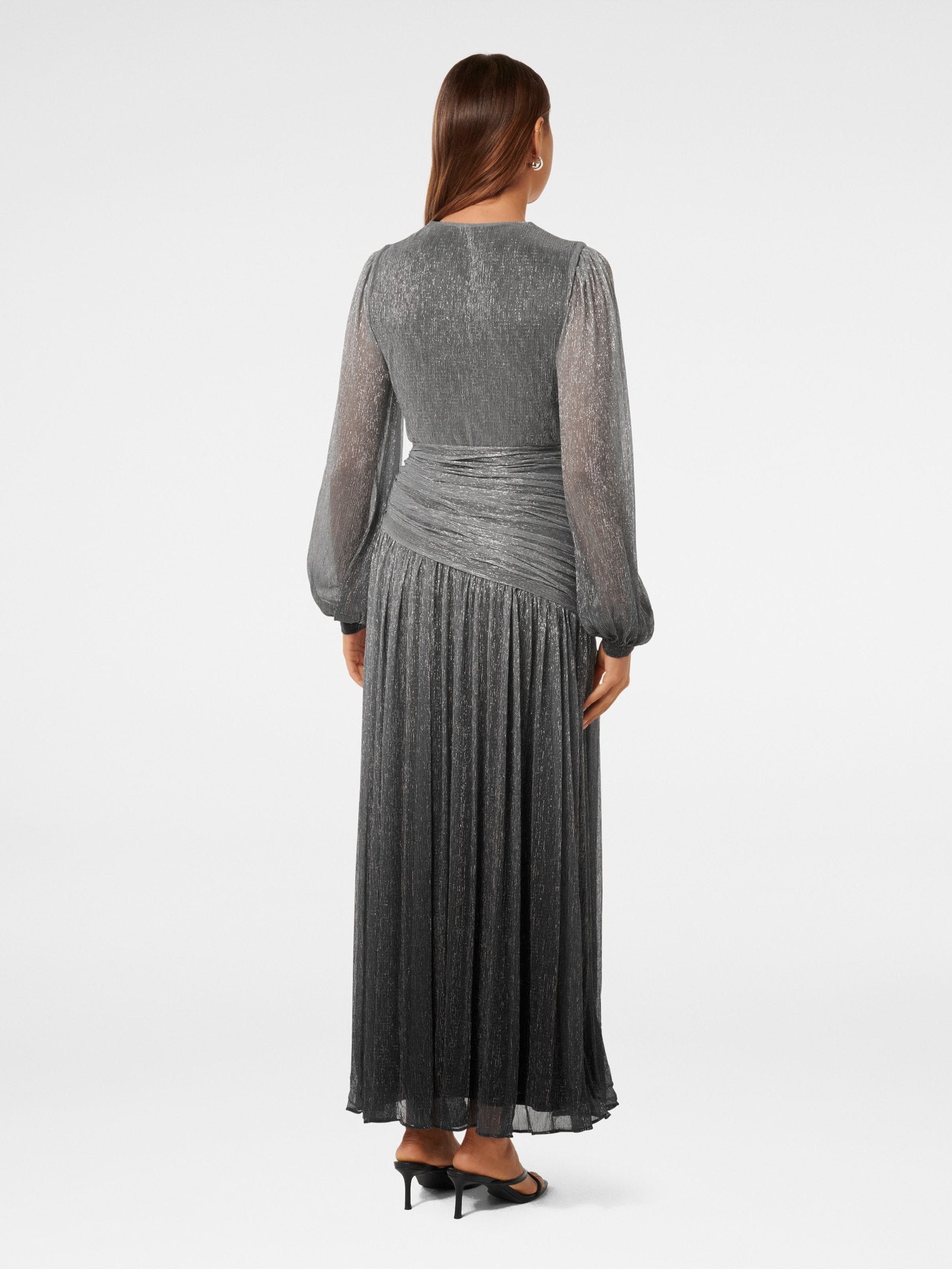  Viv Ombre Plisse Maxi Dress