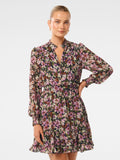 Penny Micro Pleat Skater Mini Dress