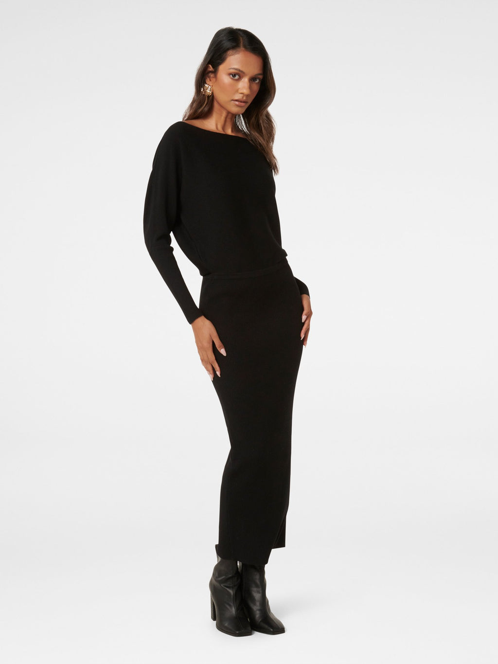  Ciara Petite Tipped Midi Dress