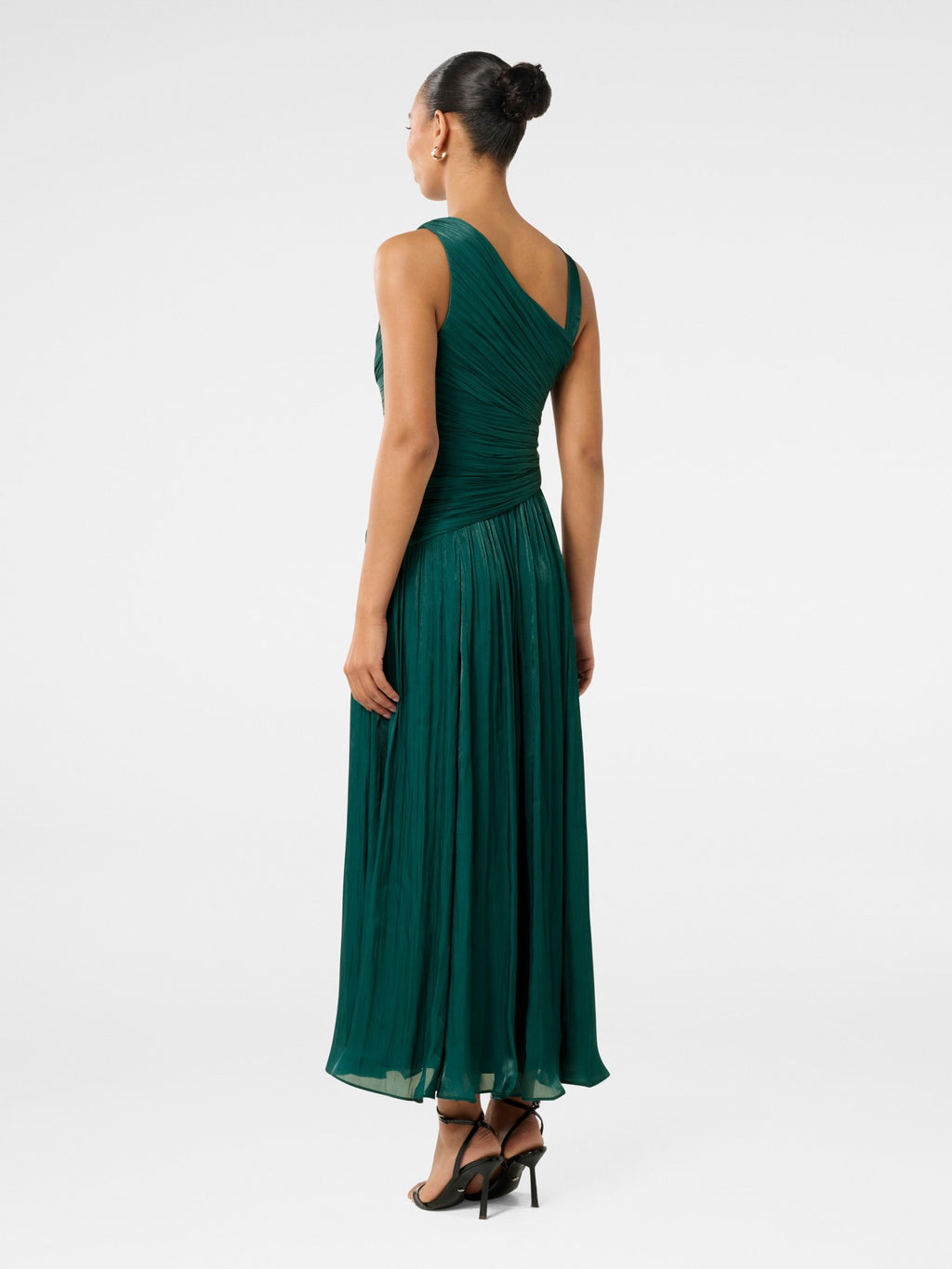  Nya Metallic Asym Maxi Dress