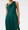 Nya Metallic Asym Maxi Dress
