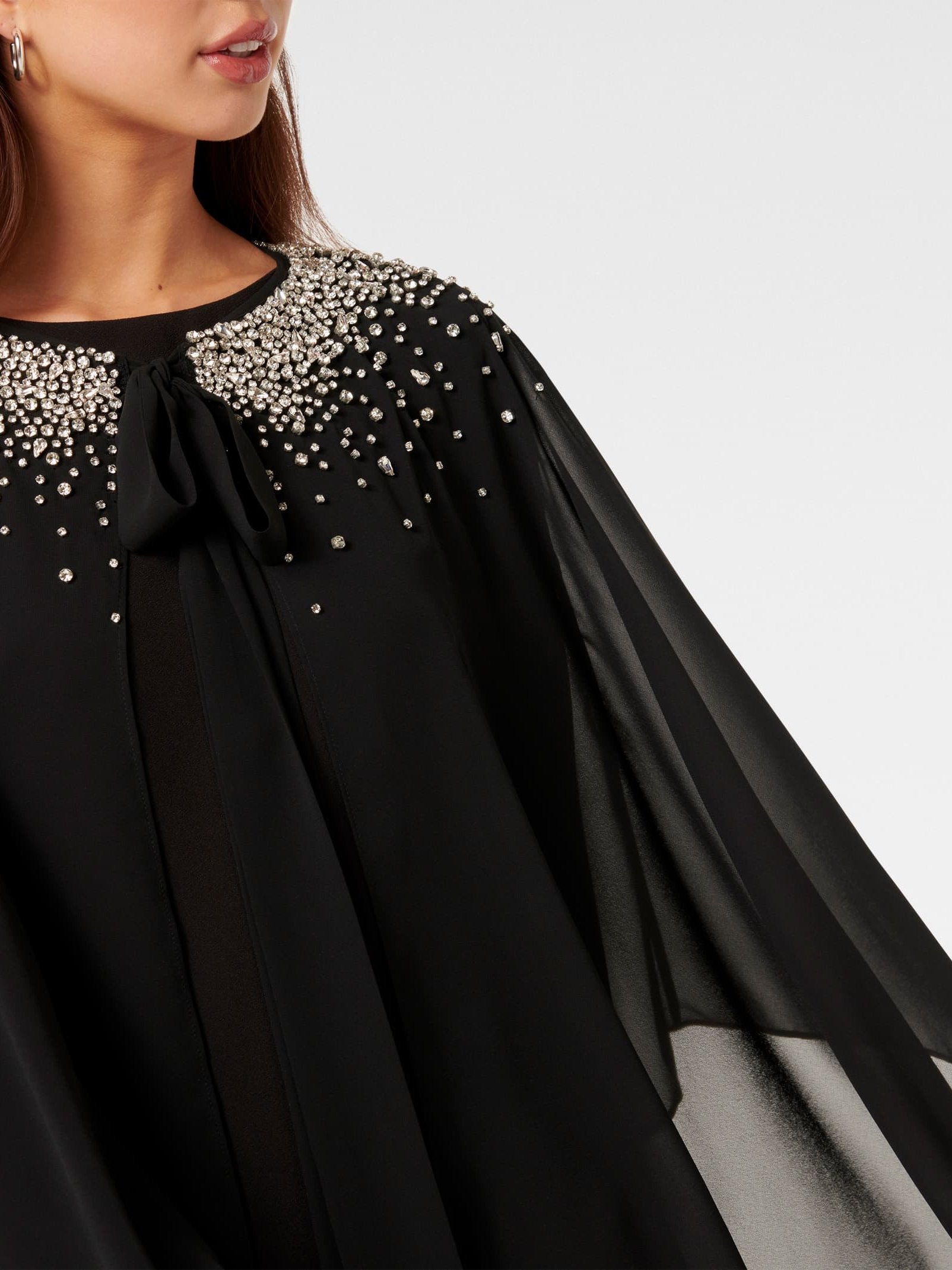  Rina Rhinestone Mini Dress