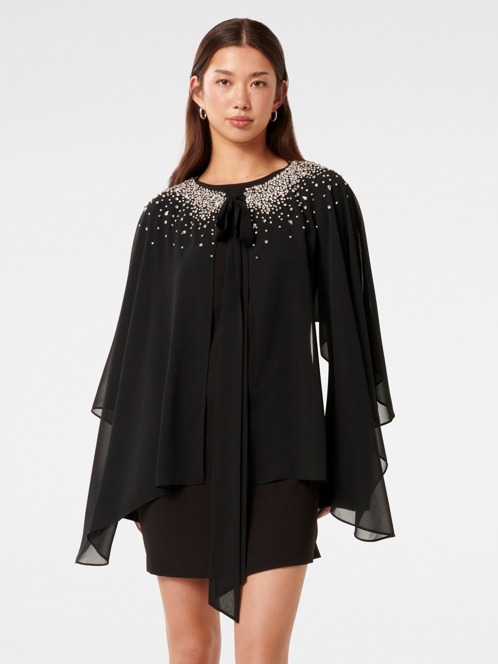 Rina Rhinestone Mini Dress
