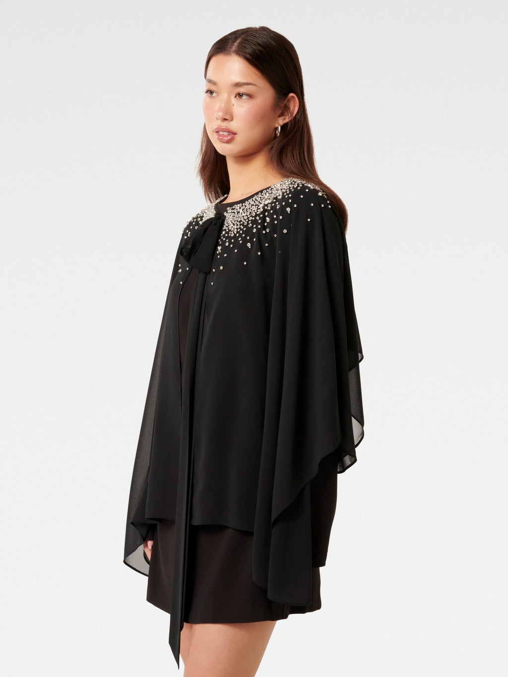  Rina Rhinestone Mini Dress