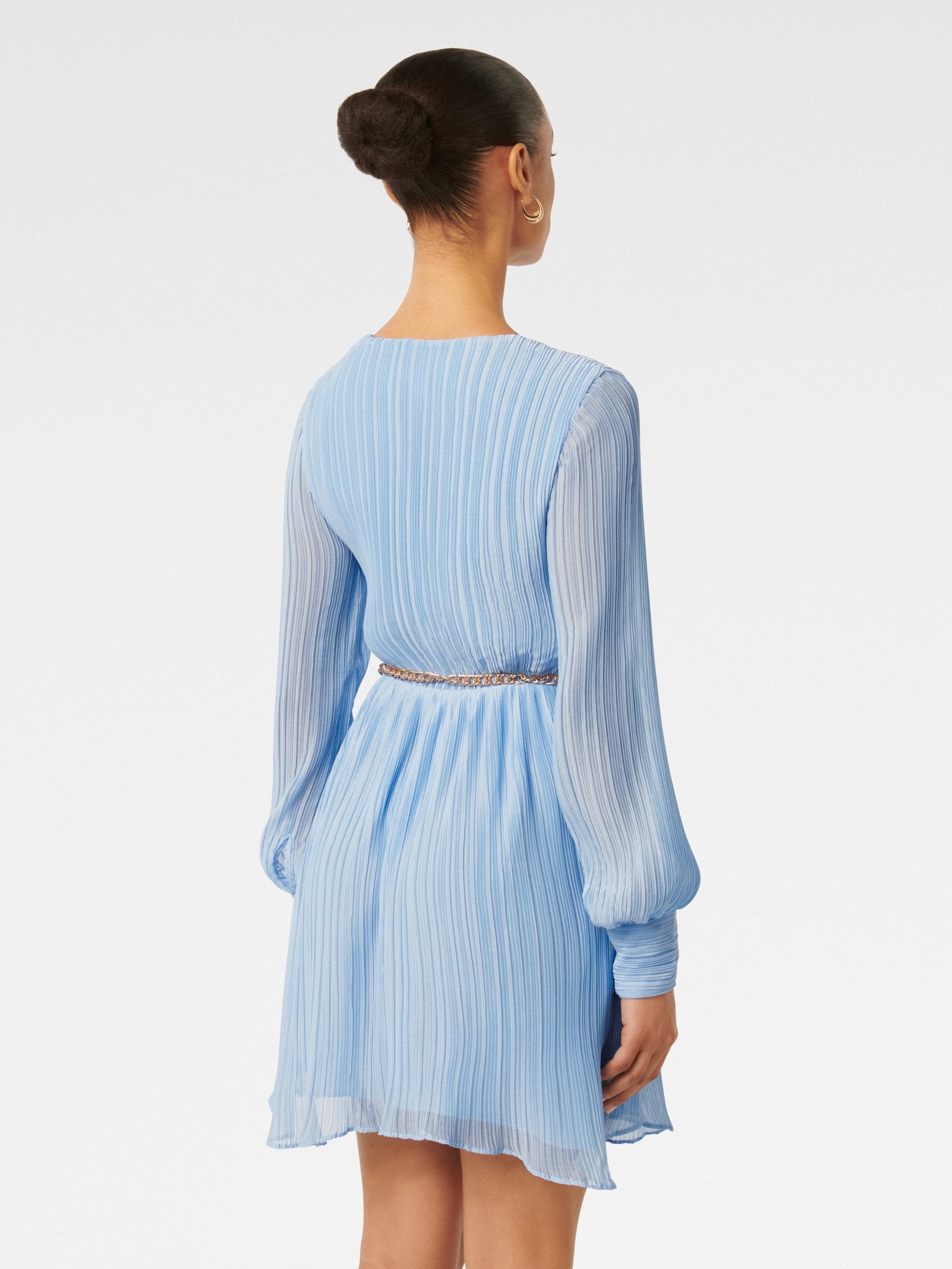 Genevieve Petite Crinkle Mini Dress
