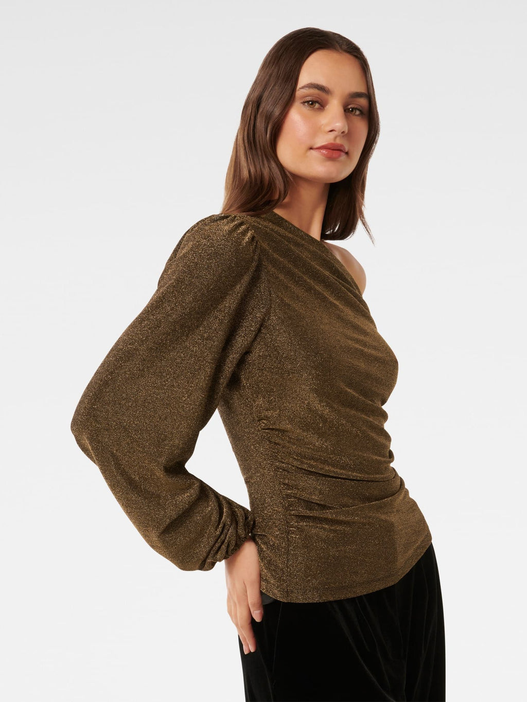  Cynthia Tipped Shoulder Top
