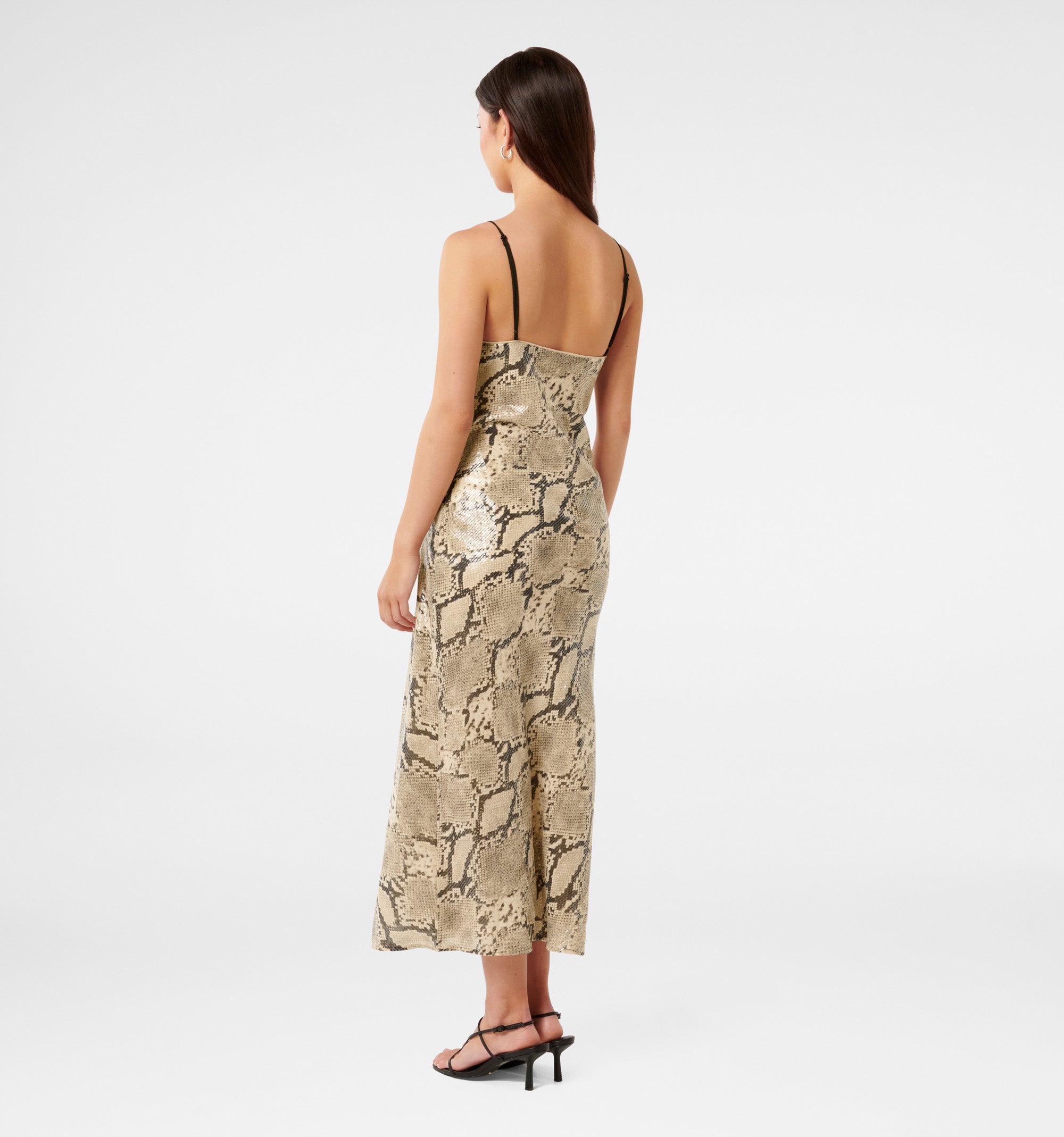 Kennedy Sequin Print Midi Dress