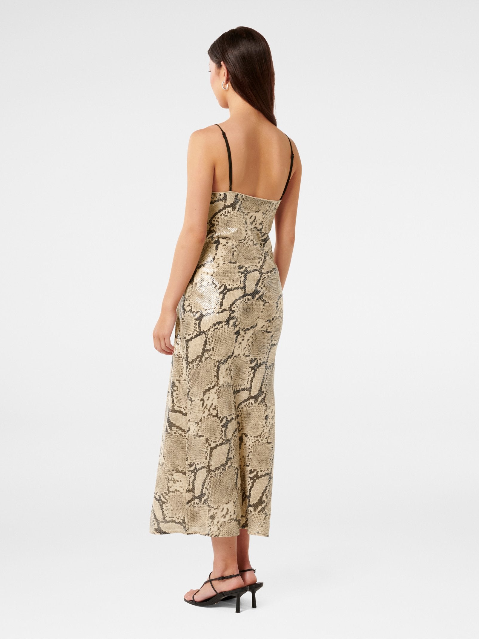  Kennedy Sequin Print Midi Dress