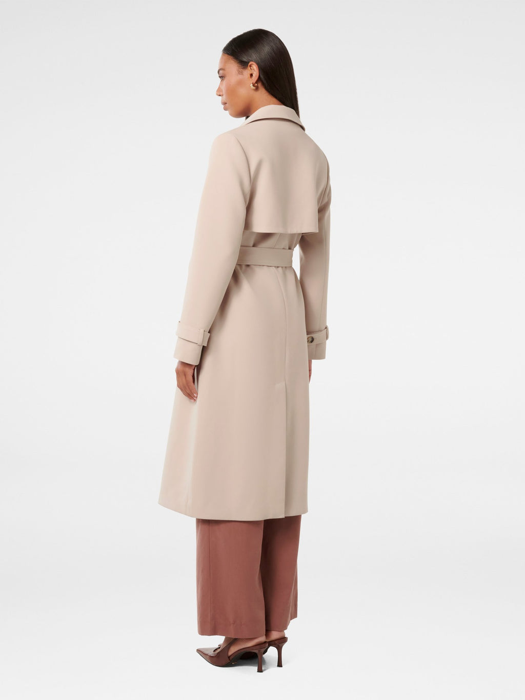  Leanne Crepe Trench Coat