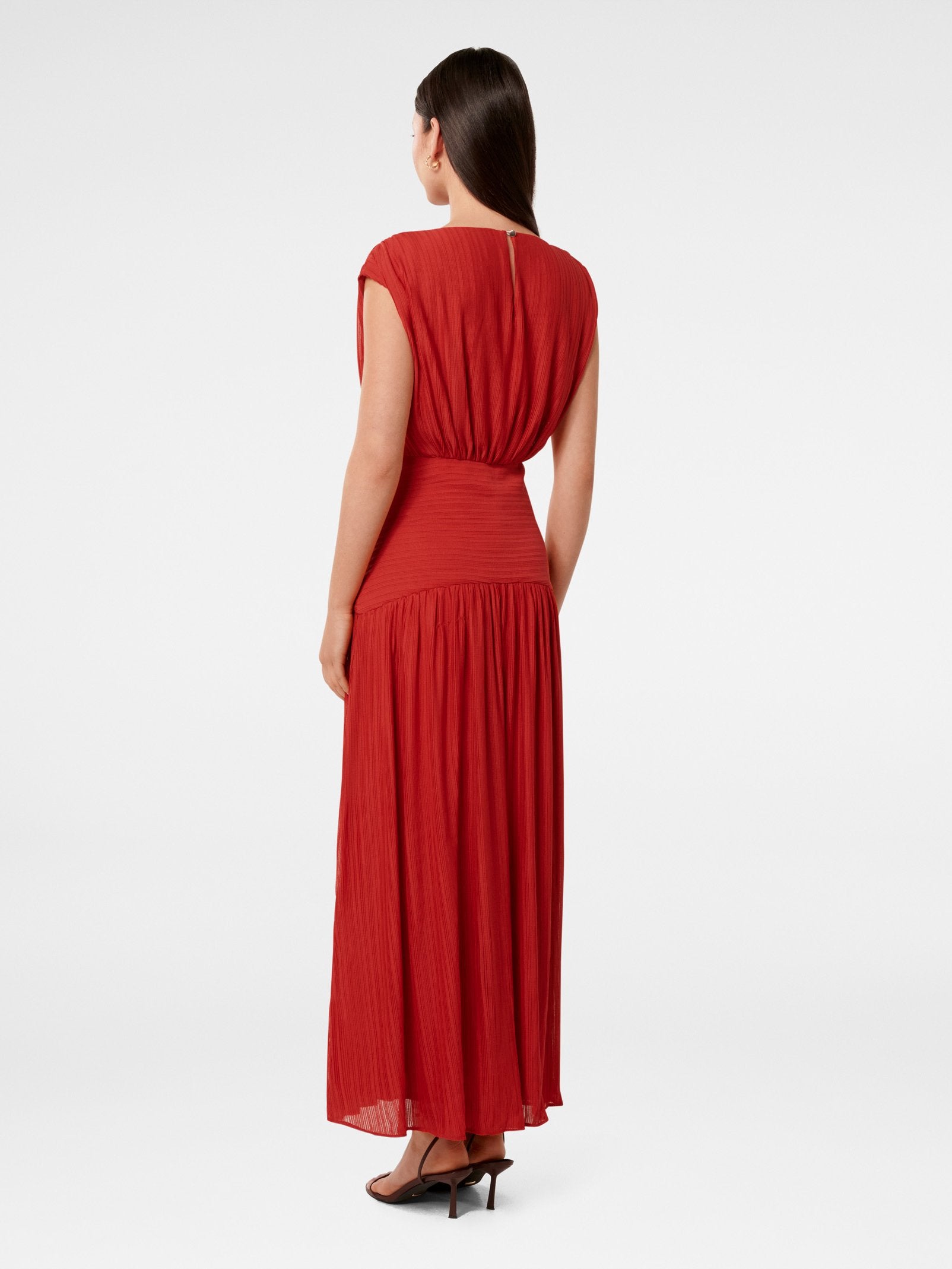  Lila Crinkle Maxi Dress