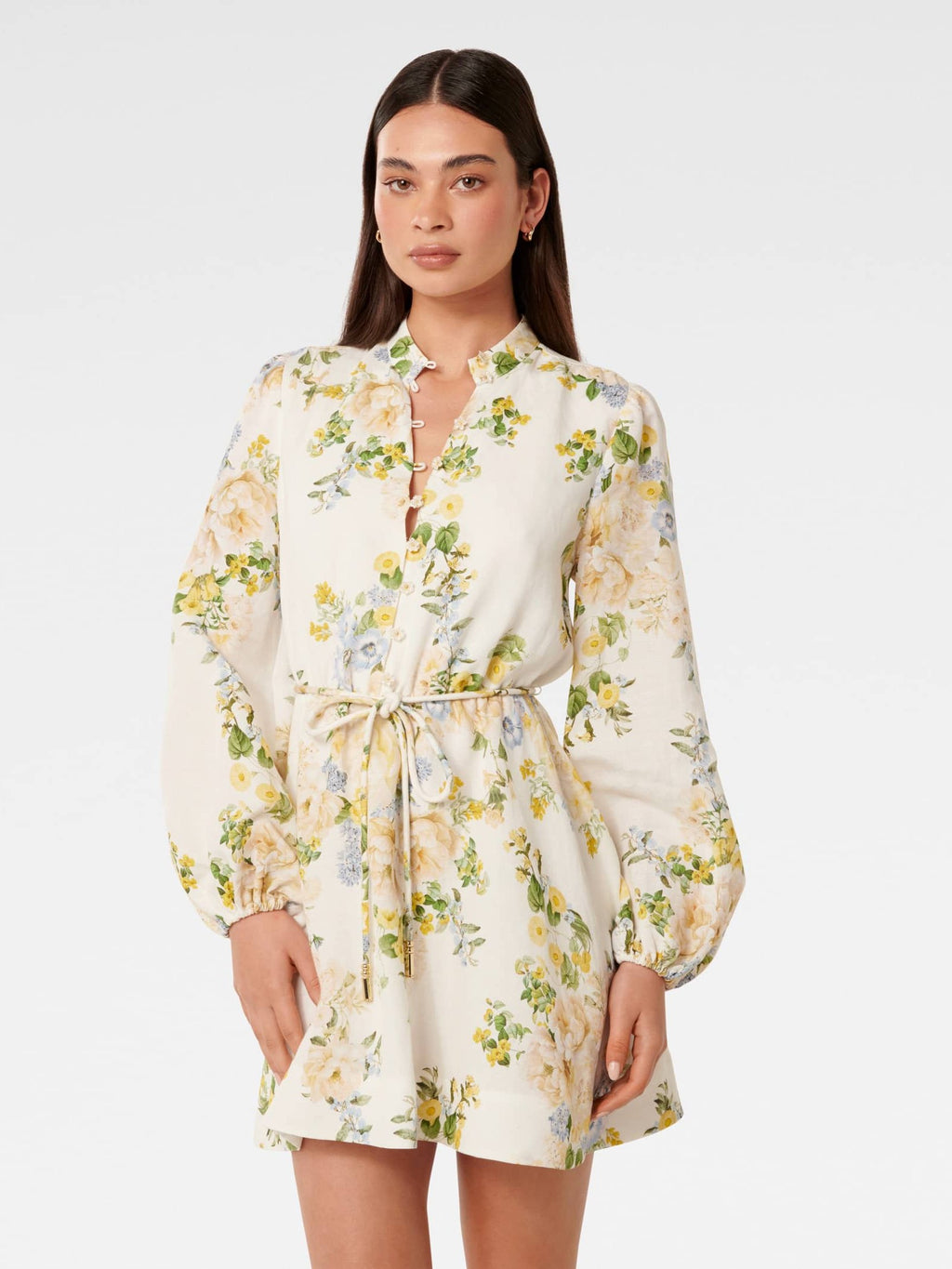  Annalise Fluted Mini Dress