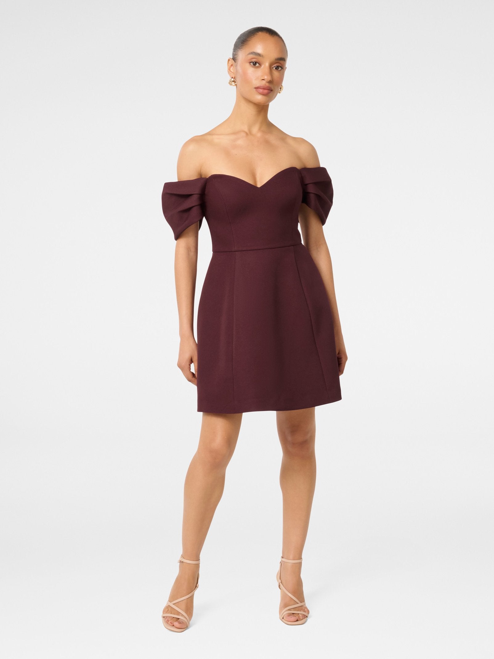  Sylvia Petite Off Shoulder Mini Dress