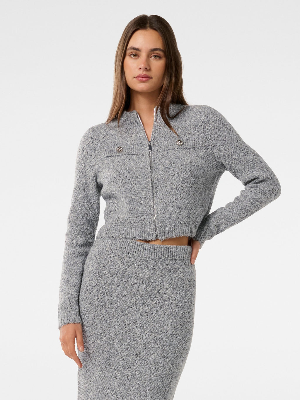 Sasha Boucle Co-ord Cardigan