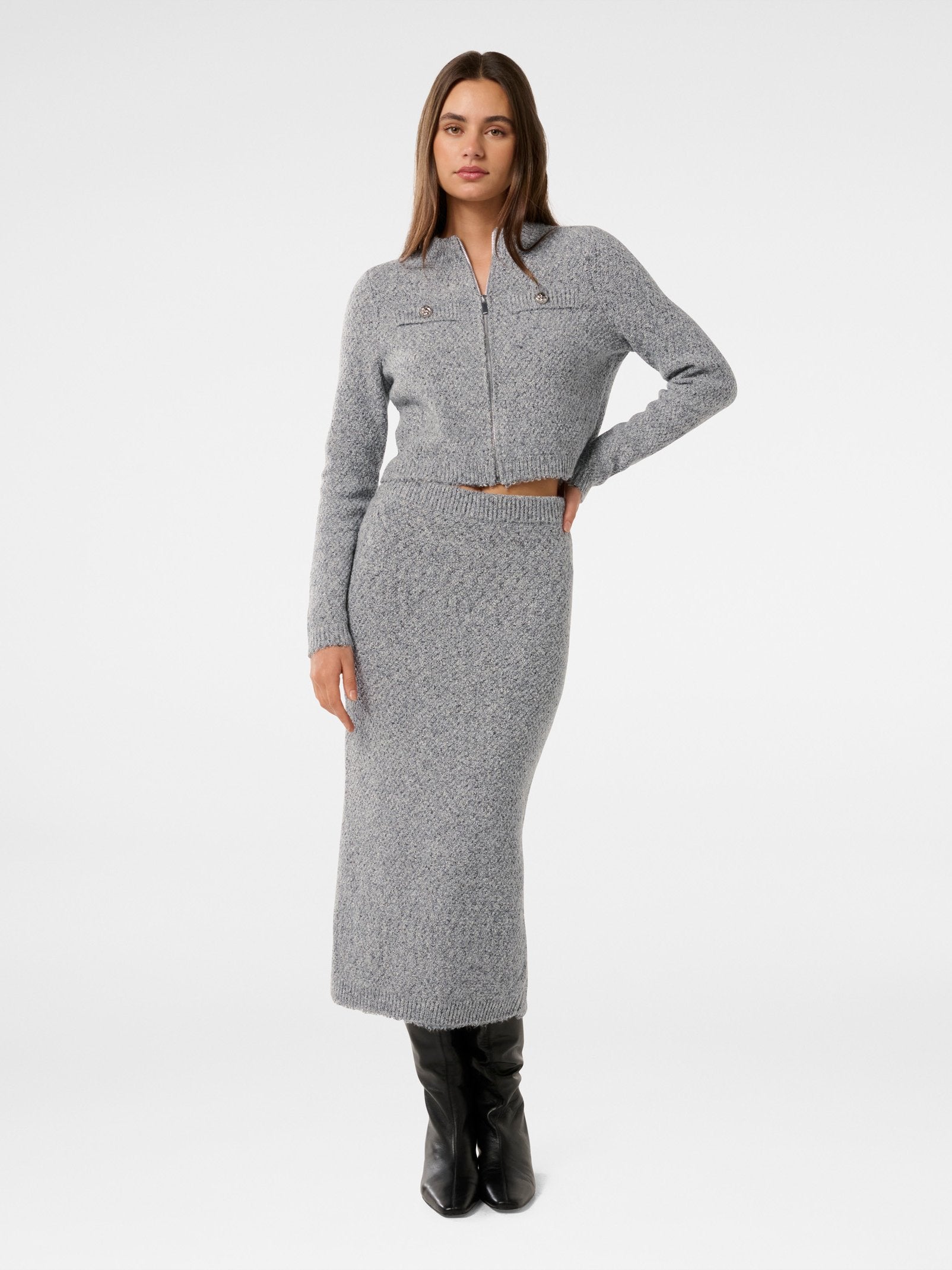  Sasha Boucle Co-ord Cardigan
