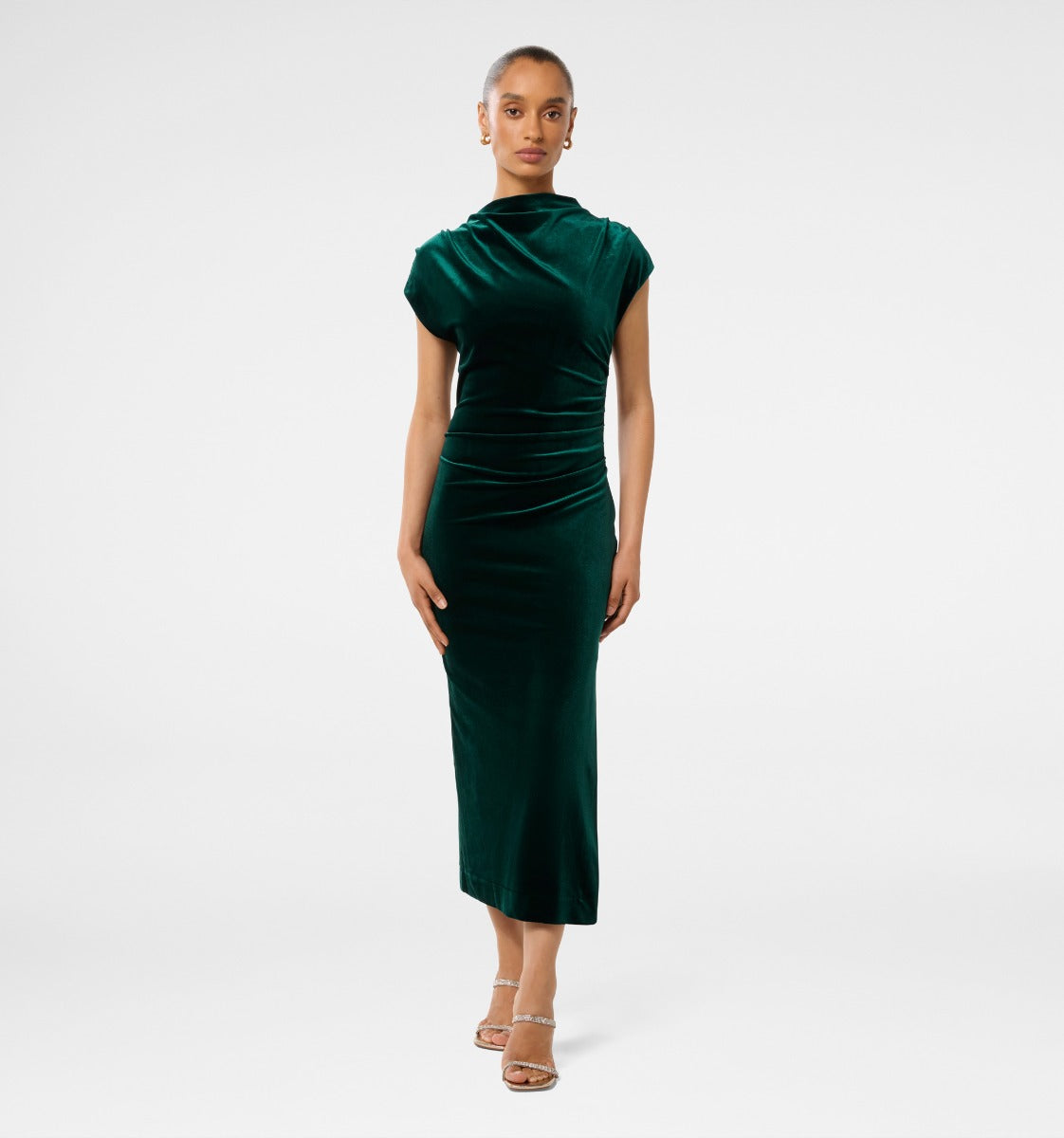 Sammy Petite Velvet Bodycon Maxi Dress
