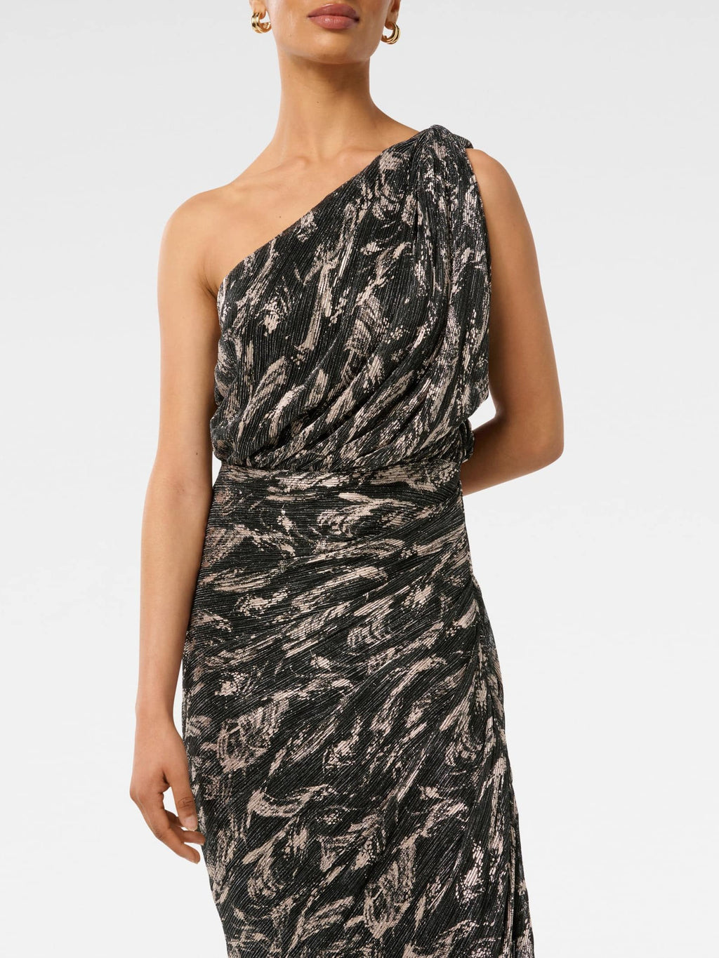  Cassidy Petite One Shoulder Midi Dress