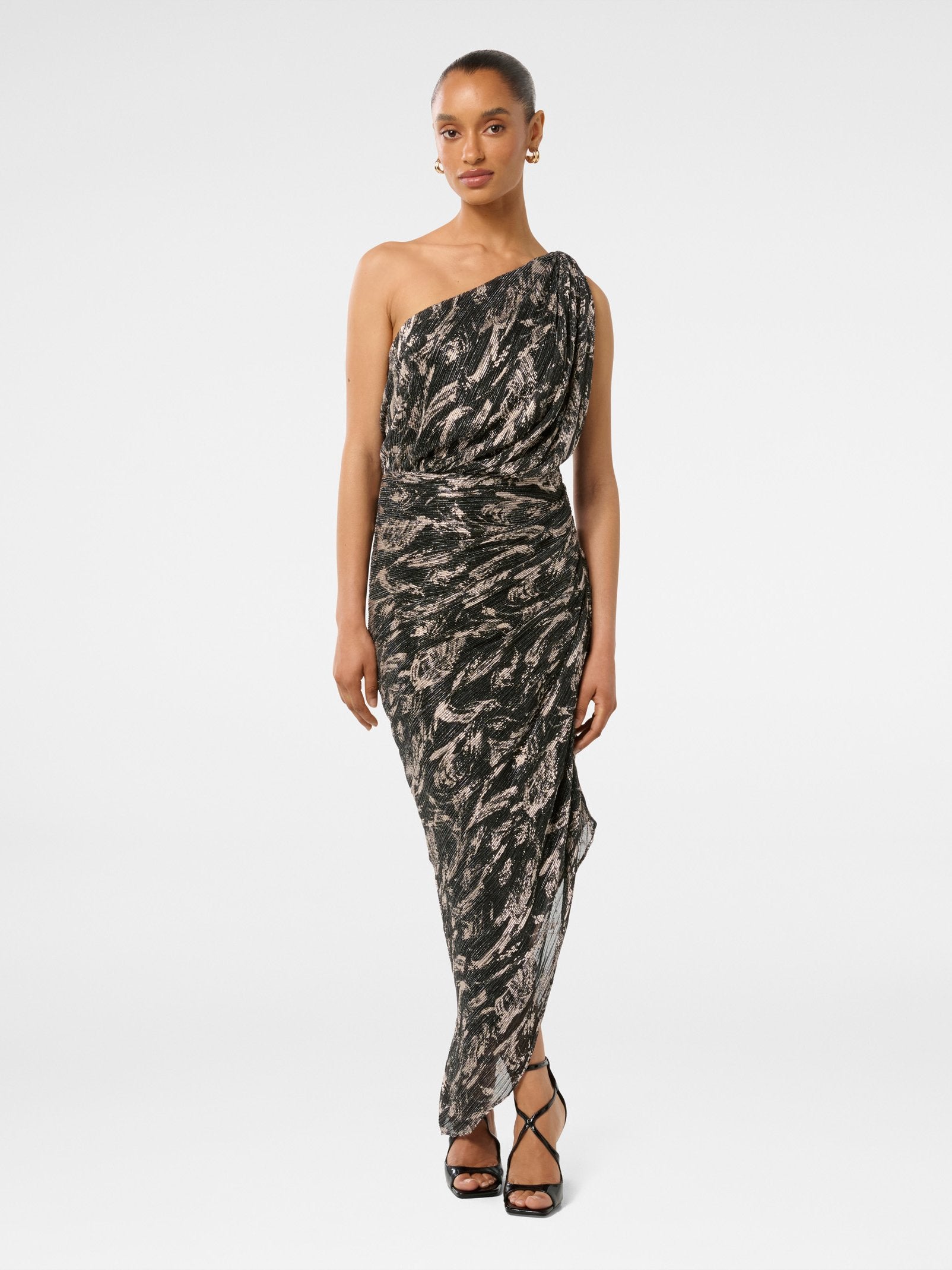 Cassidy Petite One Shoulder Midi Dress