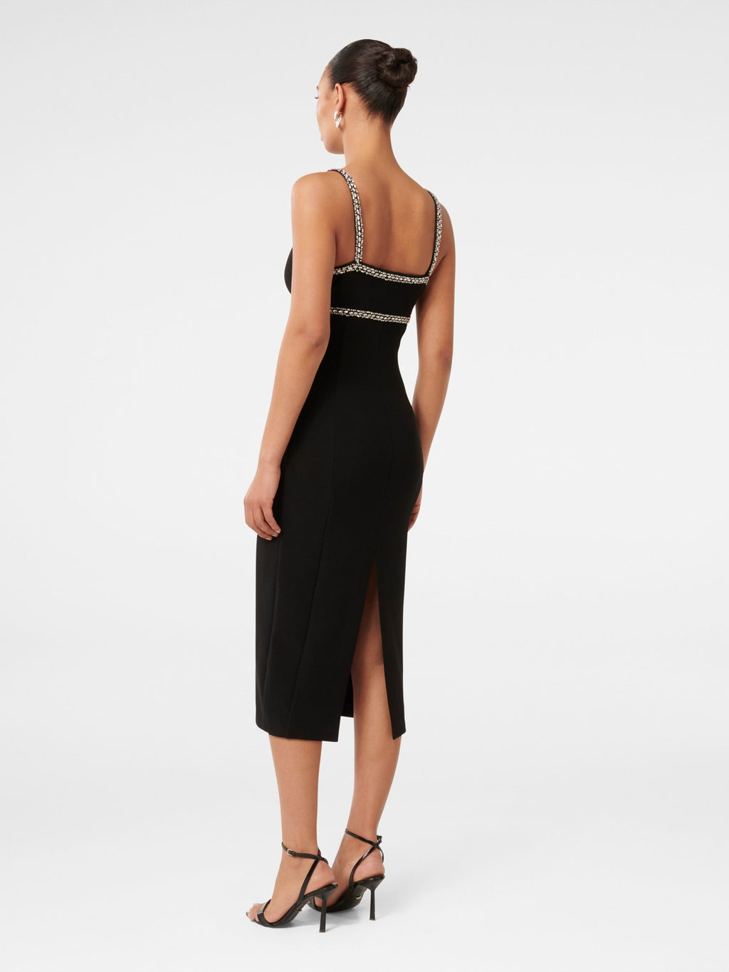  Tiana Embellished Bodycon Midi Dress