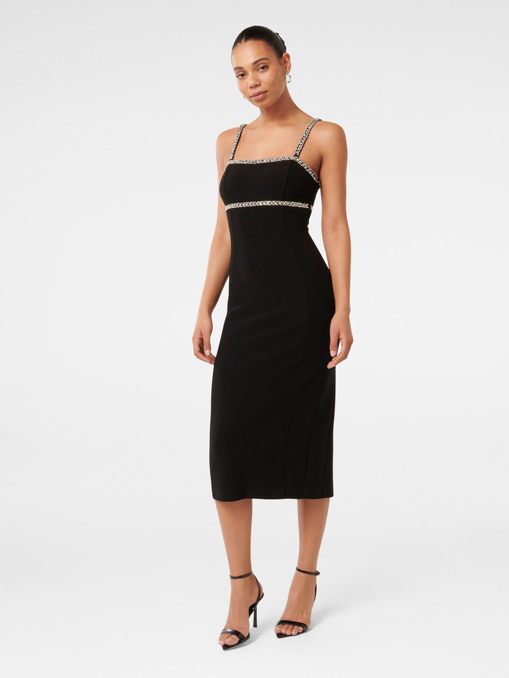  Tiana Embellished Bodycon Midi Dress