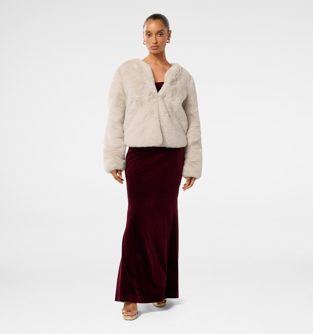 Lana Petite Faux Fur Coat