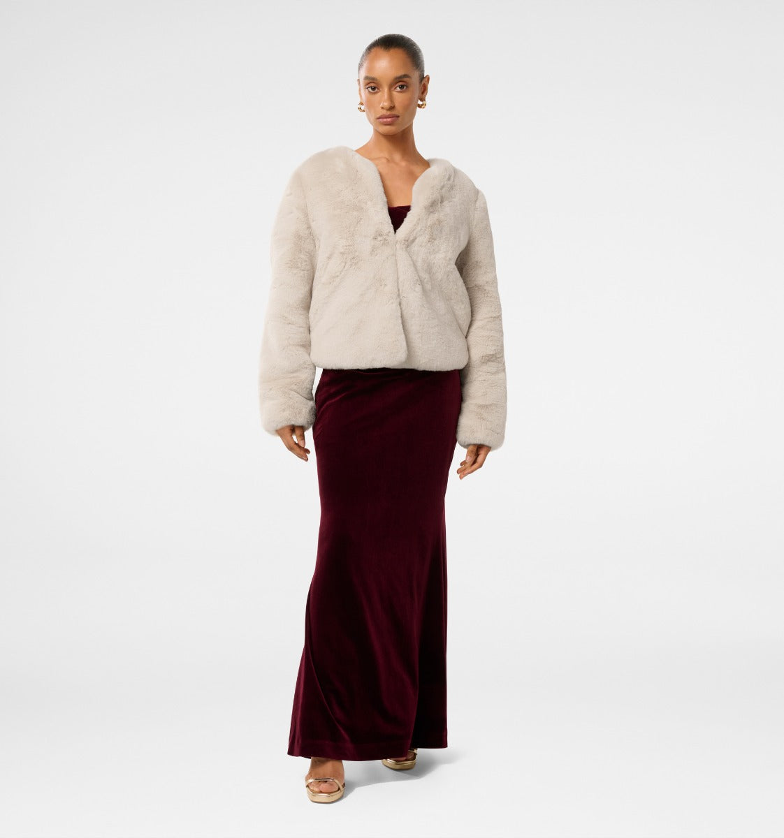 Lana Petite Faux Fur Coat