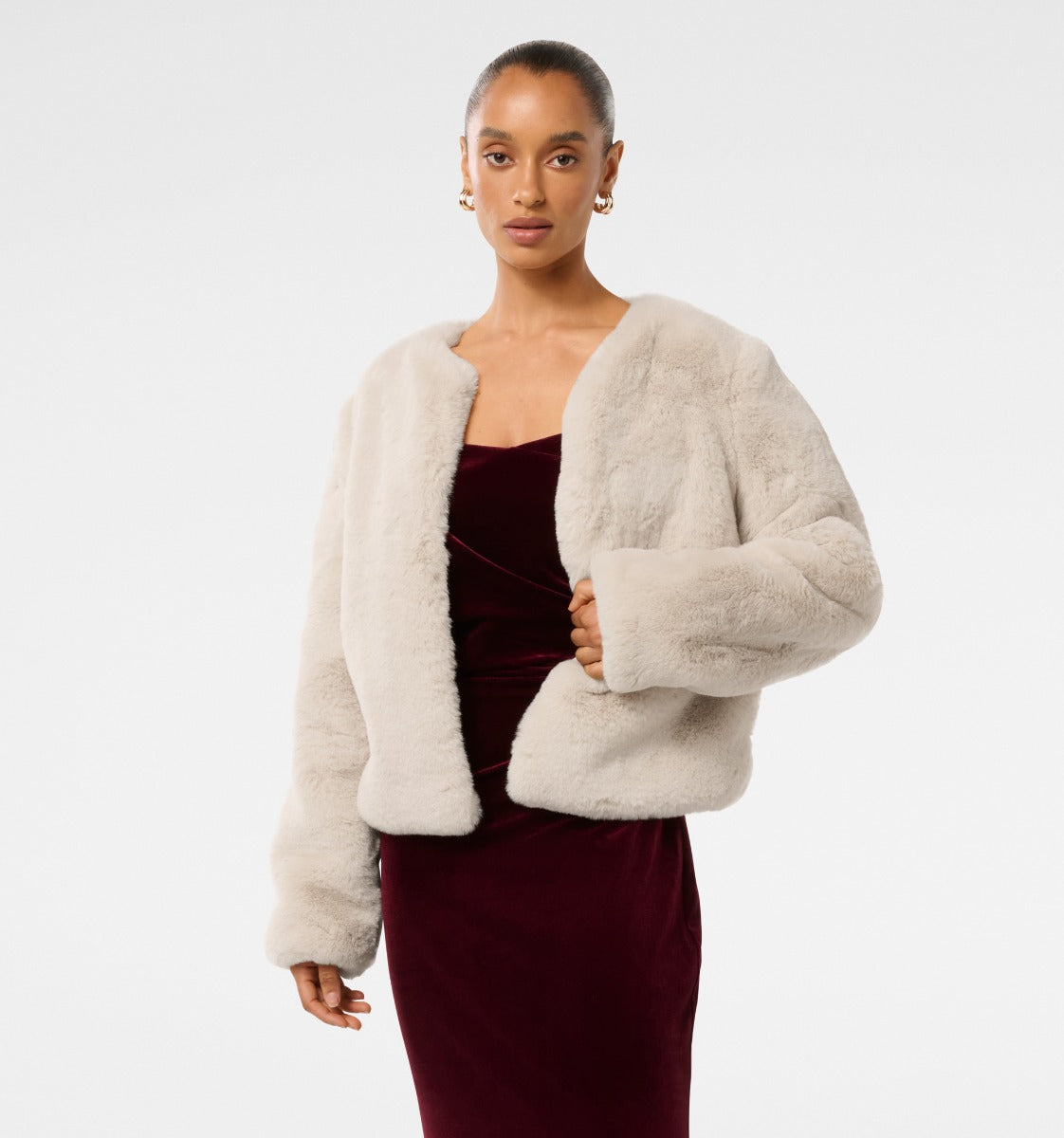 Lana Petite Faux Fur Coat