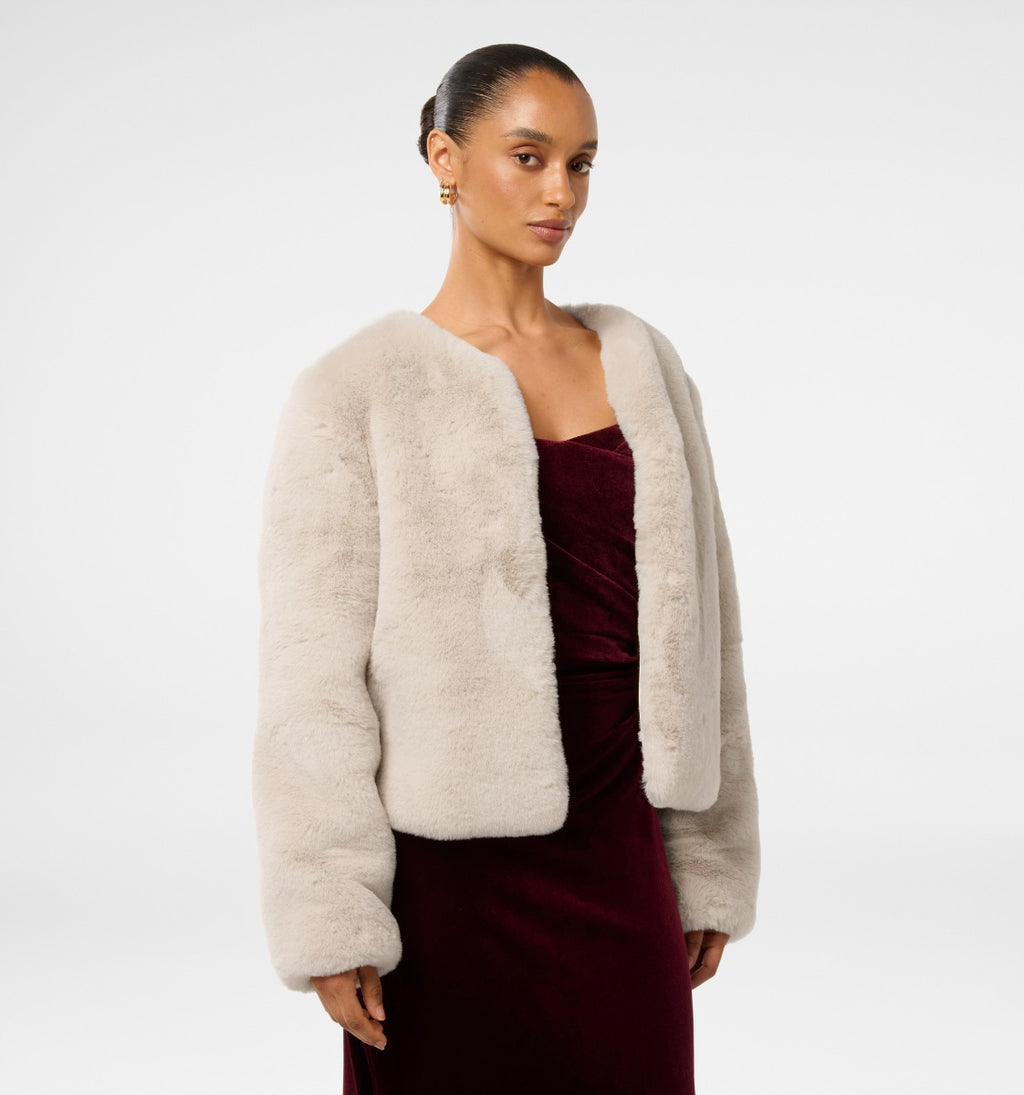Lana Petite Faux Fur Coat