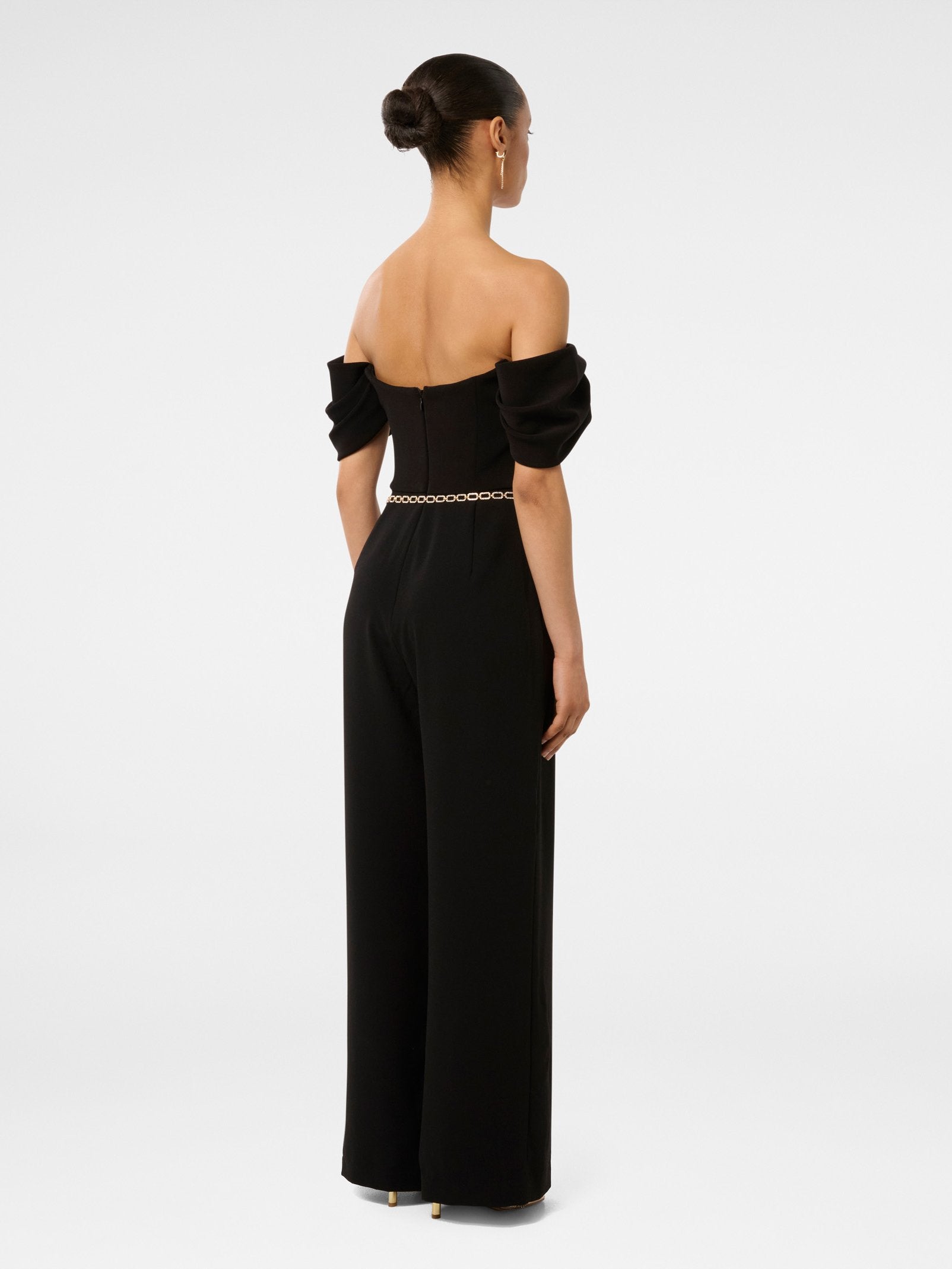  Lea Petite Off Shoulder Jumpsuit