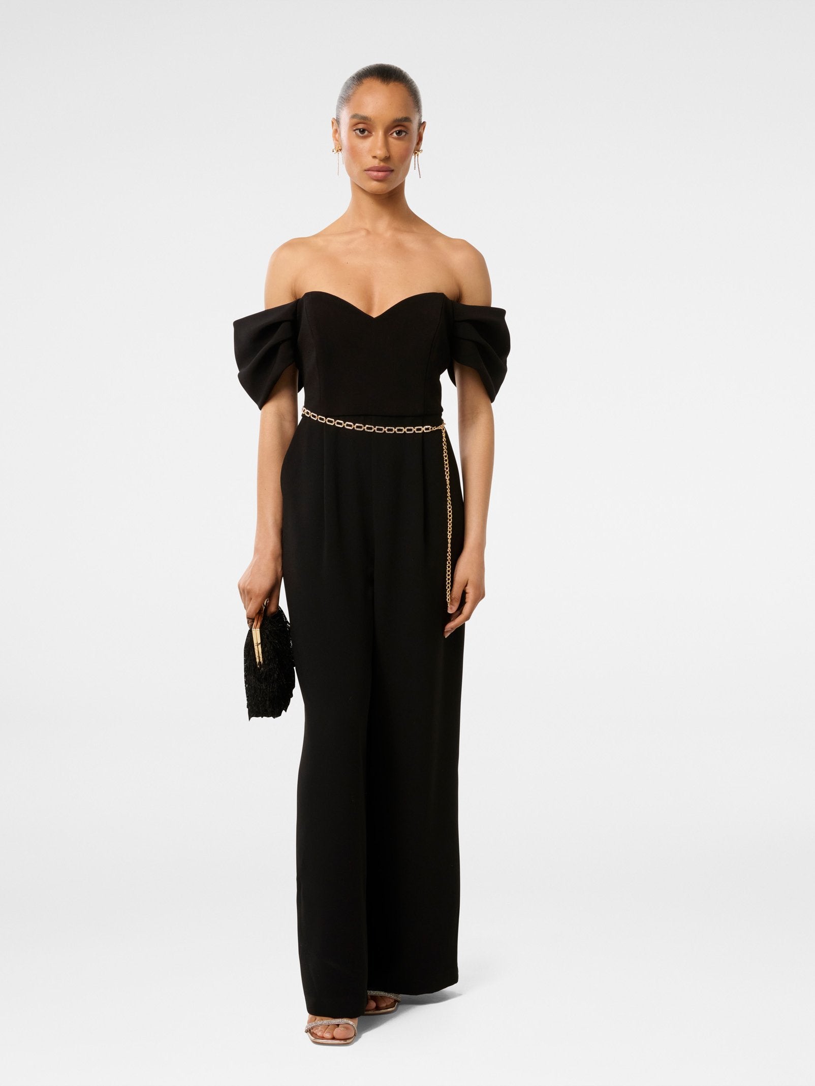  Lea Petite Off Shoulder Jumpsuit