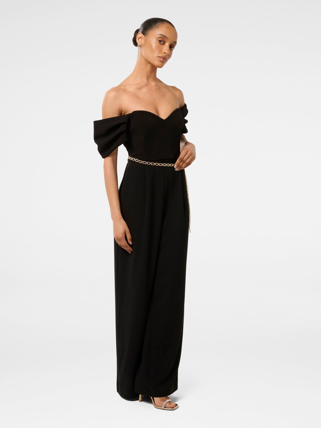  Lea Petite Off Shoulder Jumpsuit