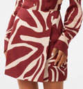 Harvey Wrap Mini Skirt