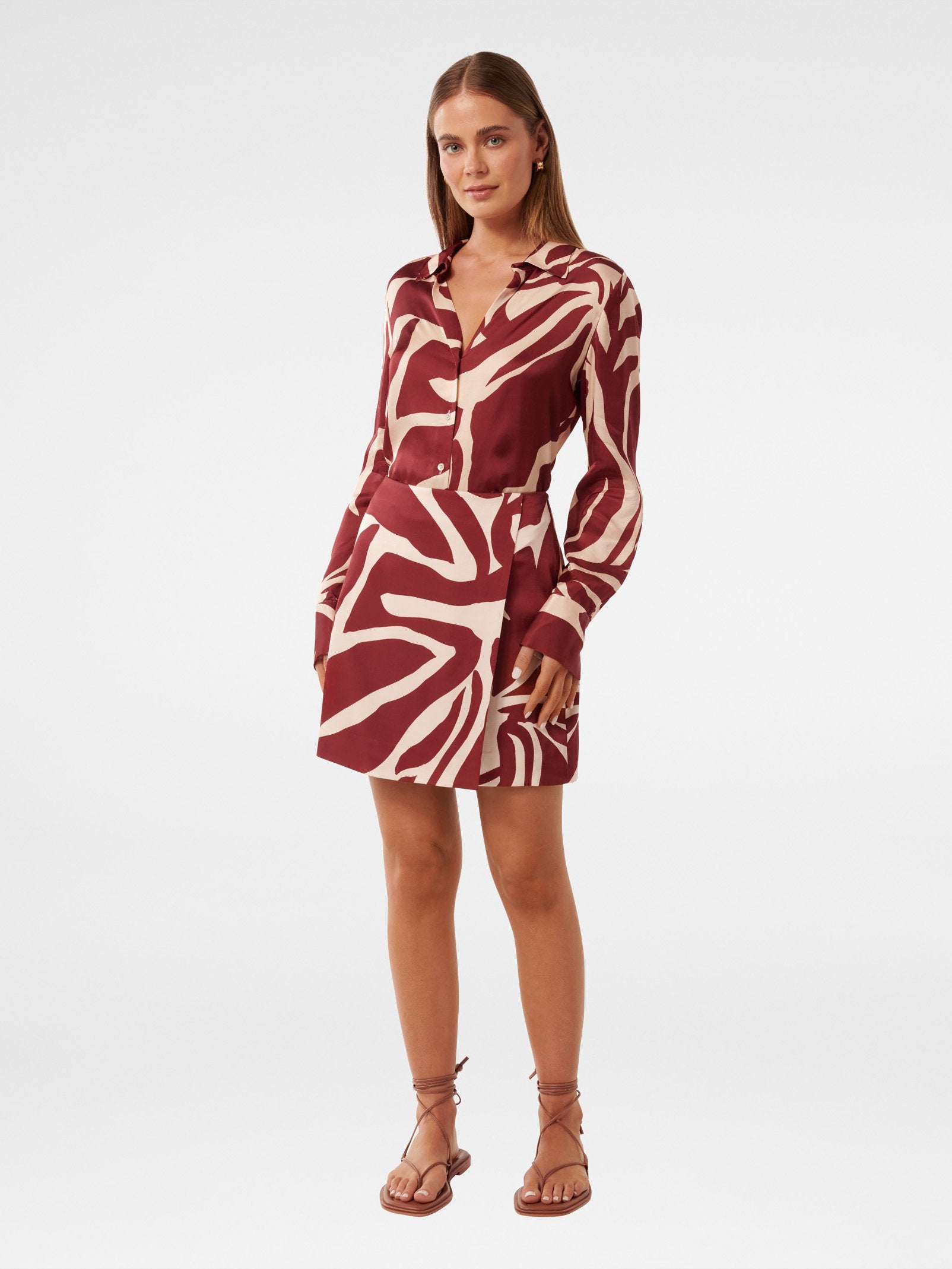 Harvey Wrap Mini Skirt