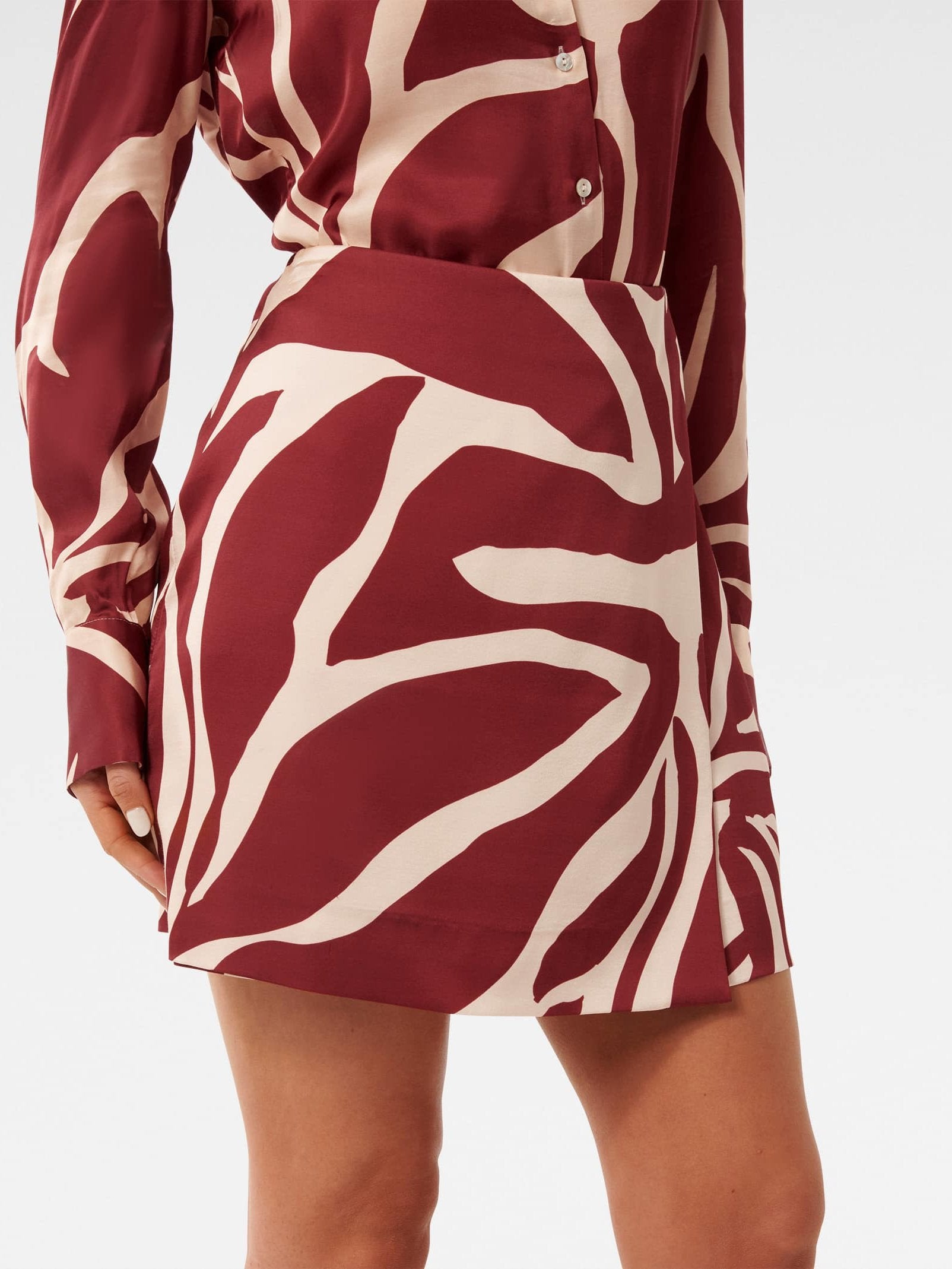 Harvey Wrap Mini Skirt