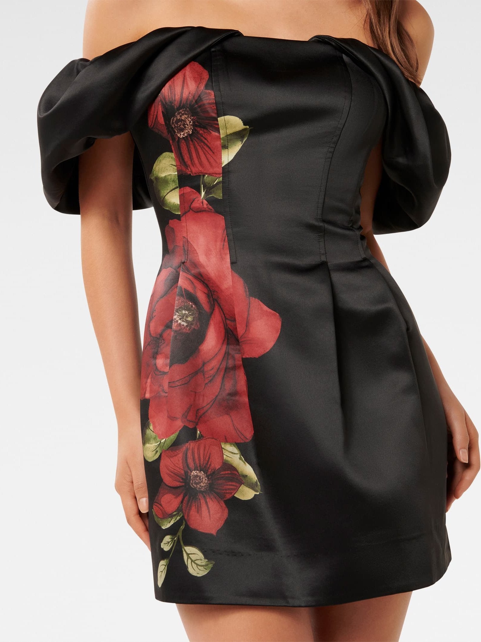  Janice Off Shoulder Mini Dress